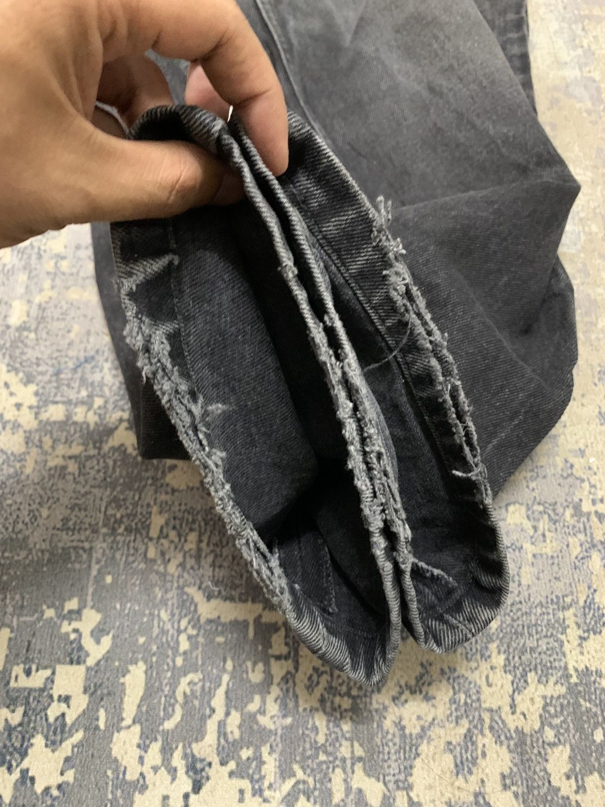 Levi's W34x29 Vintage Levis 501 Jean Black Wash Straight Fit Size US 36 / EU 52 - 5 Thumbnail