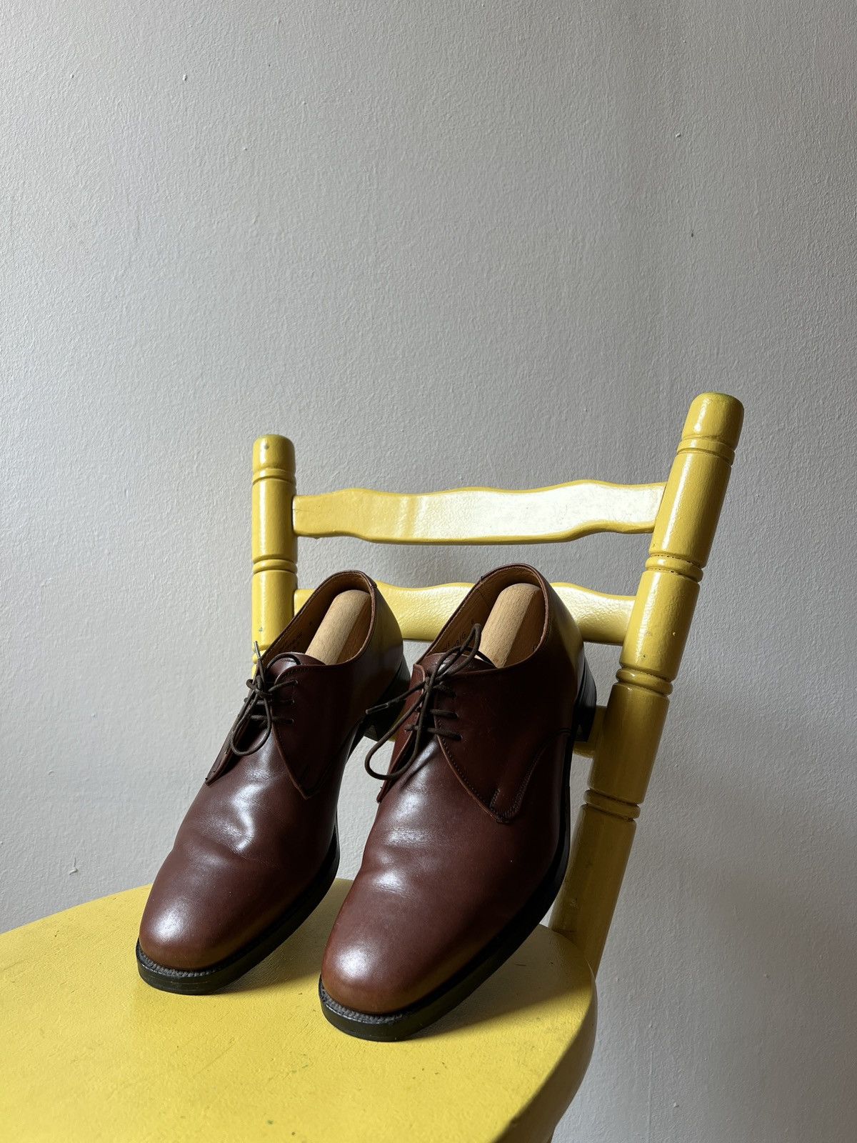 Crockett & Jones Joseph Cheaney England Leather Boots Brown Loafers Size US 9 / EU 42 - 7 Thumbnail