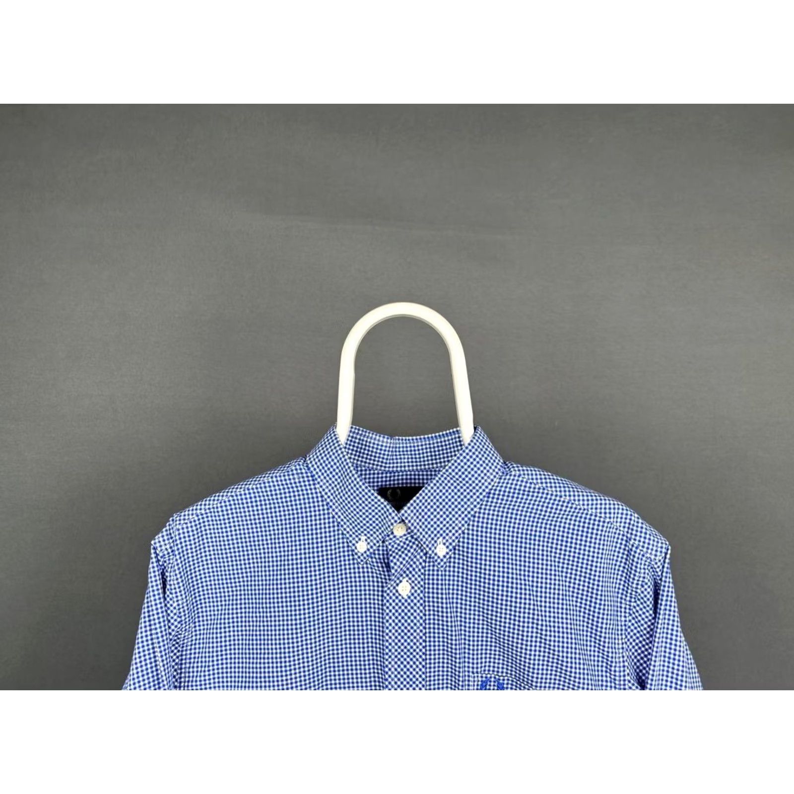 Fred Perry Fred Perry Men Button Down Shirt Blue Cotton Long Sleeve Size M Size US M / EU 48-50 / 2 - 6 Thumbnail