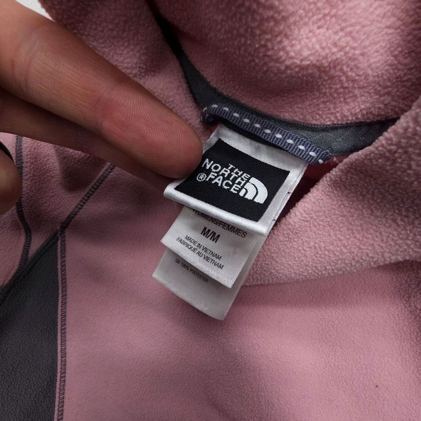 The North Face The North Face TKA Micro Fleece Long Sleeve Pullover Medium Pink Vtg Y2K Gorp Shirt Women's M Pink Colorblock Outdoor Hiking Running Casual Size M / US 6-8 / IT 42-44 - 3 Thumbnail
