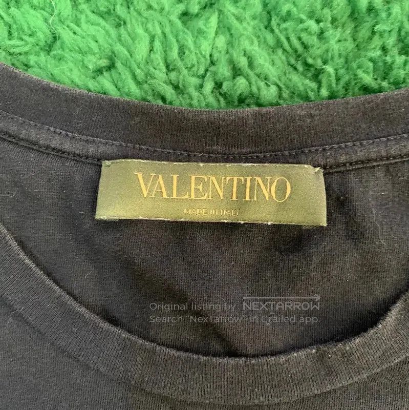 Valentino Valentino Black Cotton Men's T-Shirt . Size US S / EU 44-46 / 1 - 5 Thumbnail