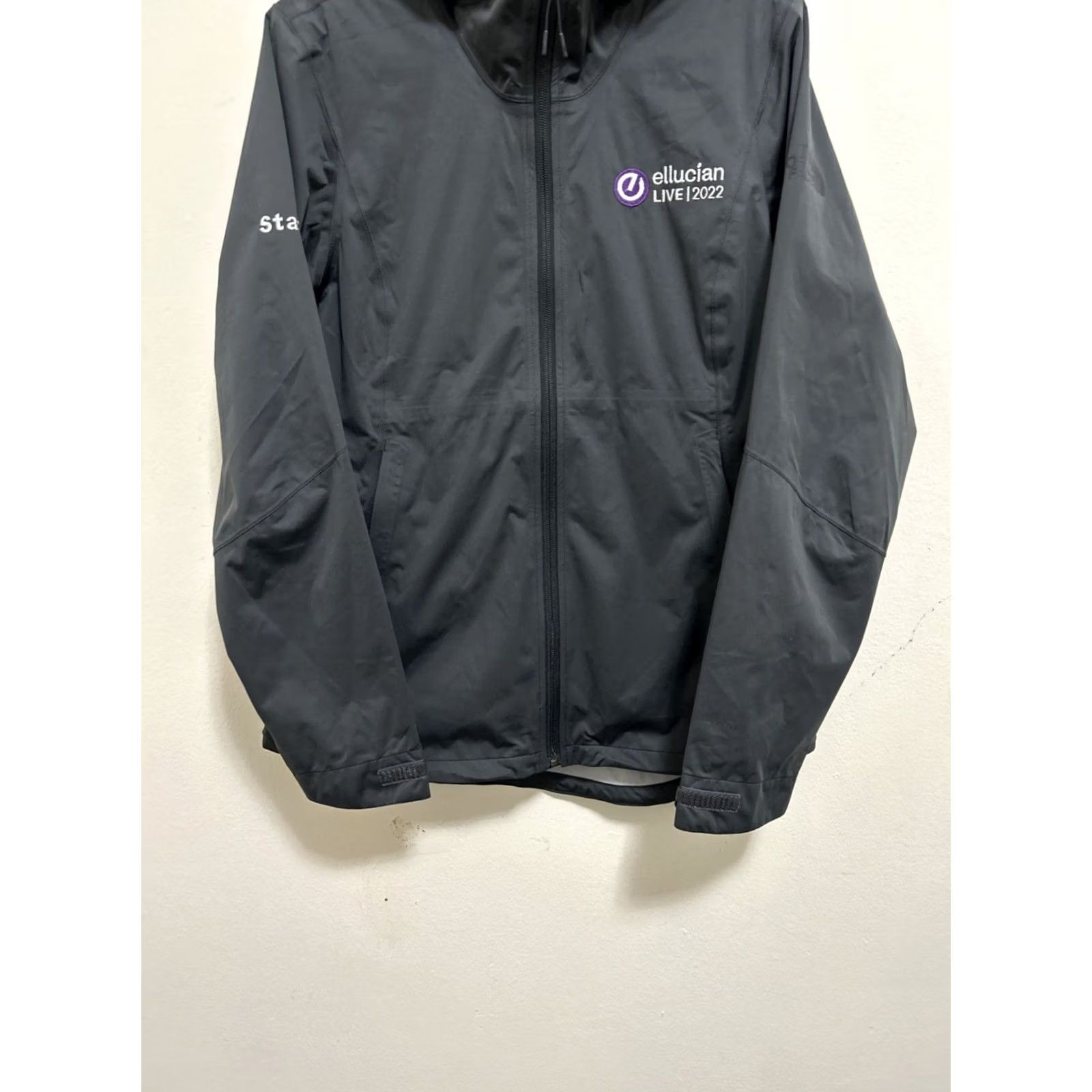 The North Face The North Face Rain Jacket Womens M Gray Dryvent Full Zip Hooded Lightweight Waterproof Windbreaker Coat - Regular Mens? Size M / US 6-8 / IT 42-44 - 3 Thumbnail