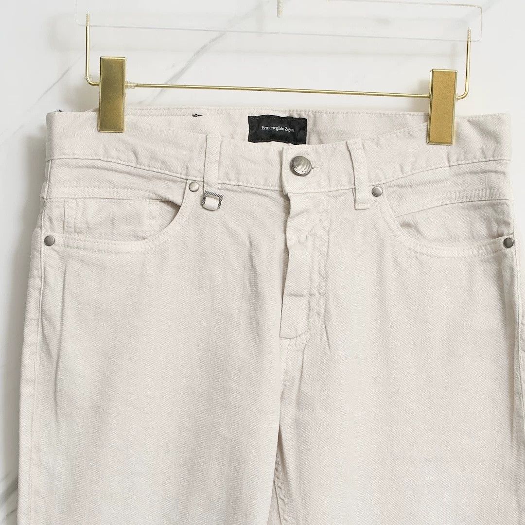 Ermenegildo Zegna Ermenegildo Zegna Men's Linen-Cotton Casual Pants Size US 32 / EU 48 - 2 Thumbnail