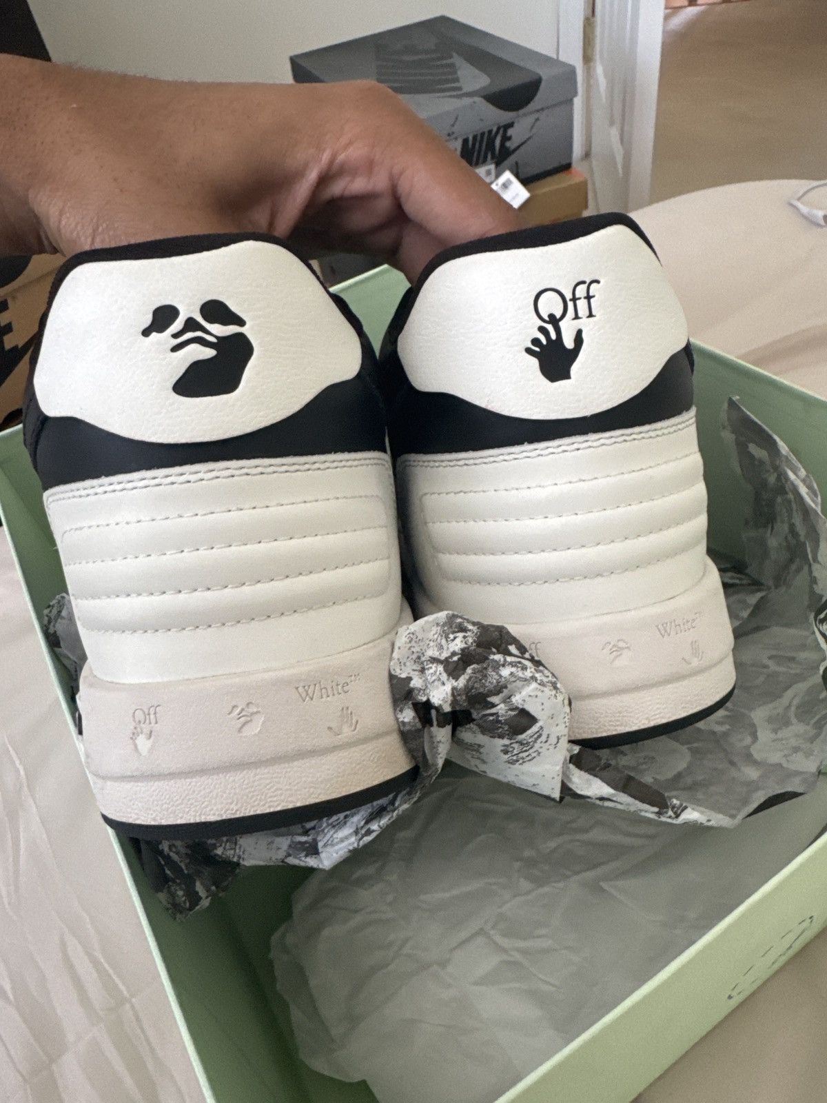 Off-White Off-White Off White Out Of Office 'See Through - Black' Size US 14 / EU 47 - 4 Thumbnail