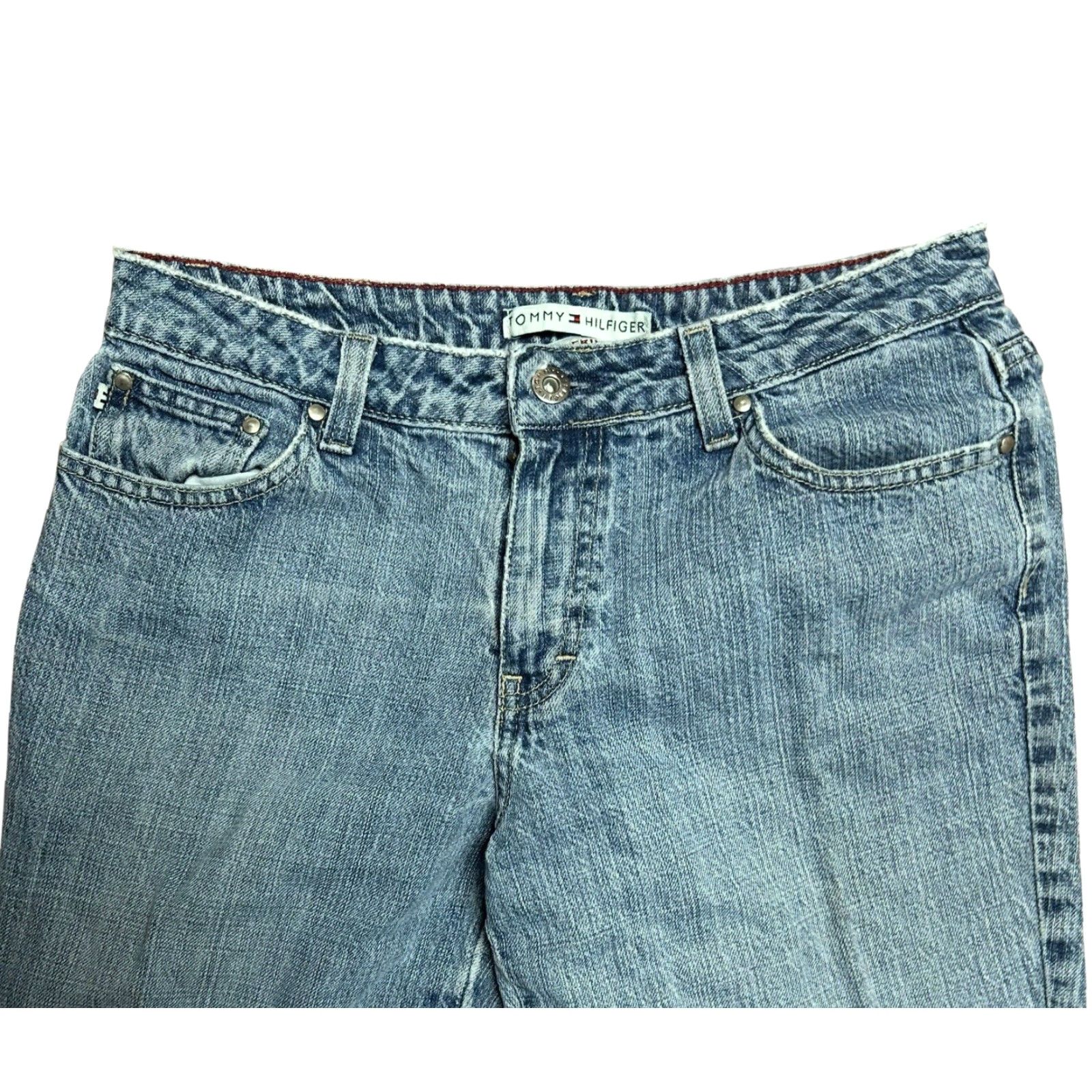 Tommy Hilfiger VINTAGE Tommy Hilfiger Jeans Womens 6 Boyfriend Cut Denim Blue 30 in Inseam Size 28" / US 6 / IT 42 - 5 Thumbnail