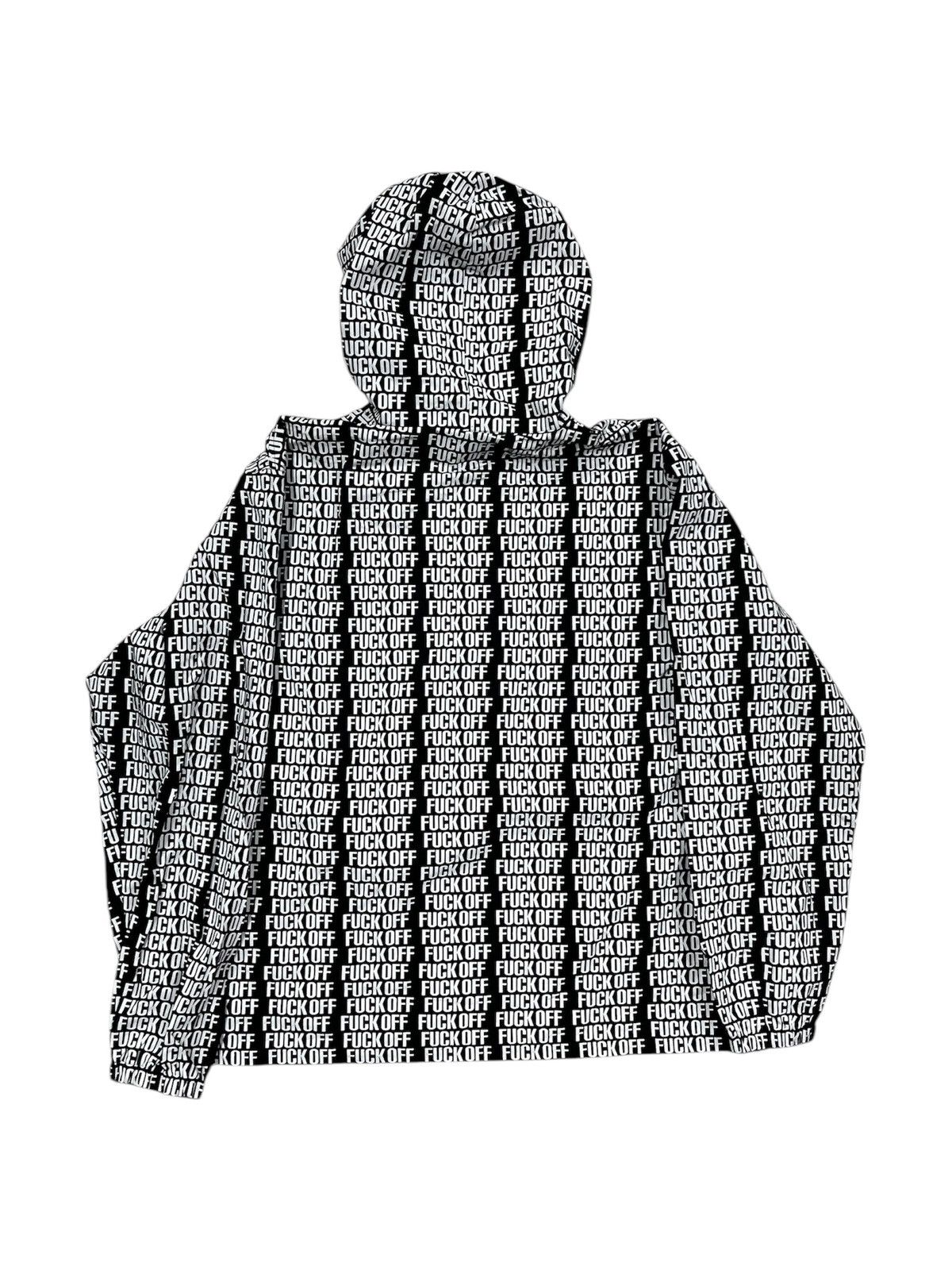 Japanese Brand Worldwide Bastard Fuck Off Script Fullprint Anorak Size US M / EU 48-50 / 2 - 9 Thumbnail