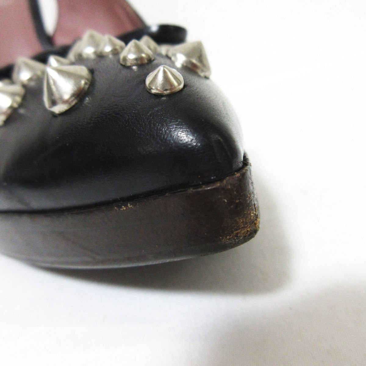 Miu Miu Studded Heels Size US 8 / IT 38 - 8 Thumbnail