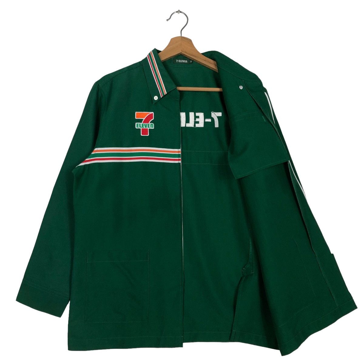 Japanese Brand 🔥90’s Vintage Work Jacket 7-Eleven Big Logo Japan Spell Out Size US M / EU 48-50 / 2 - 9 Thumbnail