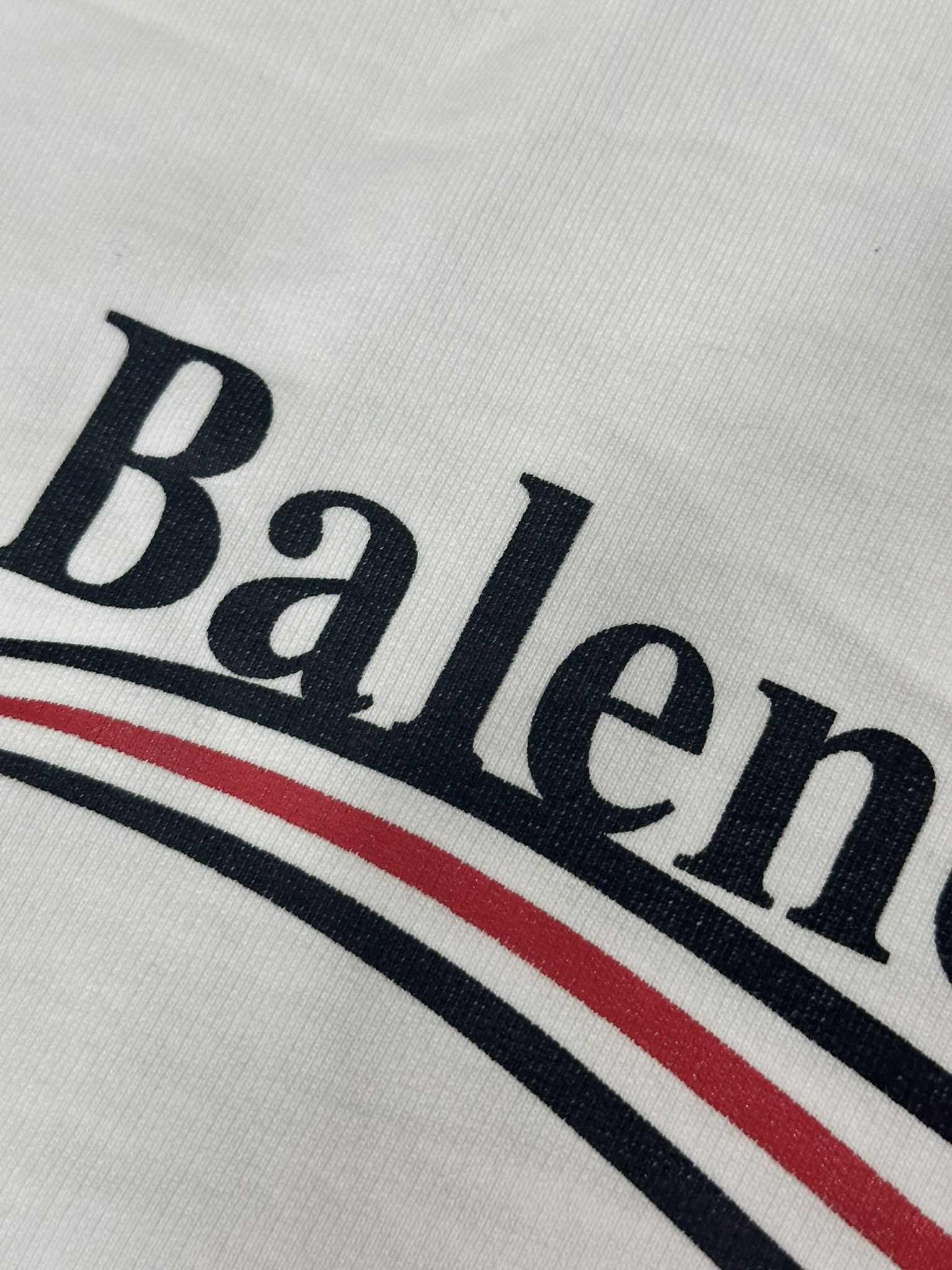 Balenciaga Balenciaga Sweatshirt Political Logo Print White Hoodie Size XS / US 0-2 / IT 36-38 - 7 Thumbnail