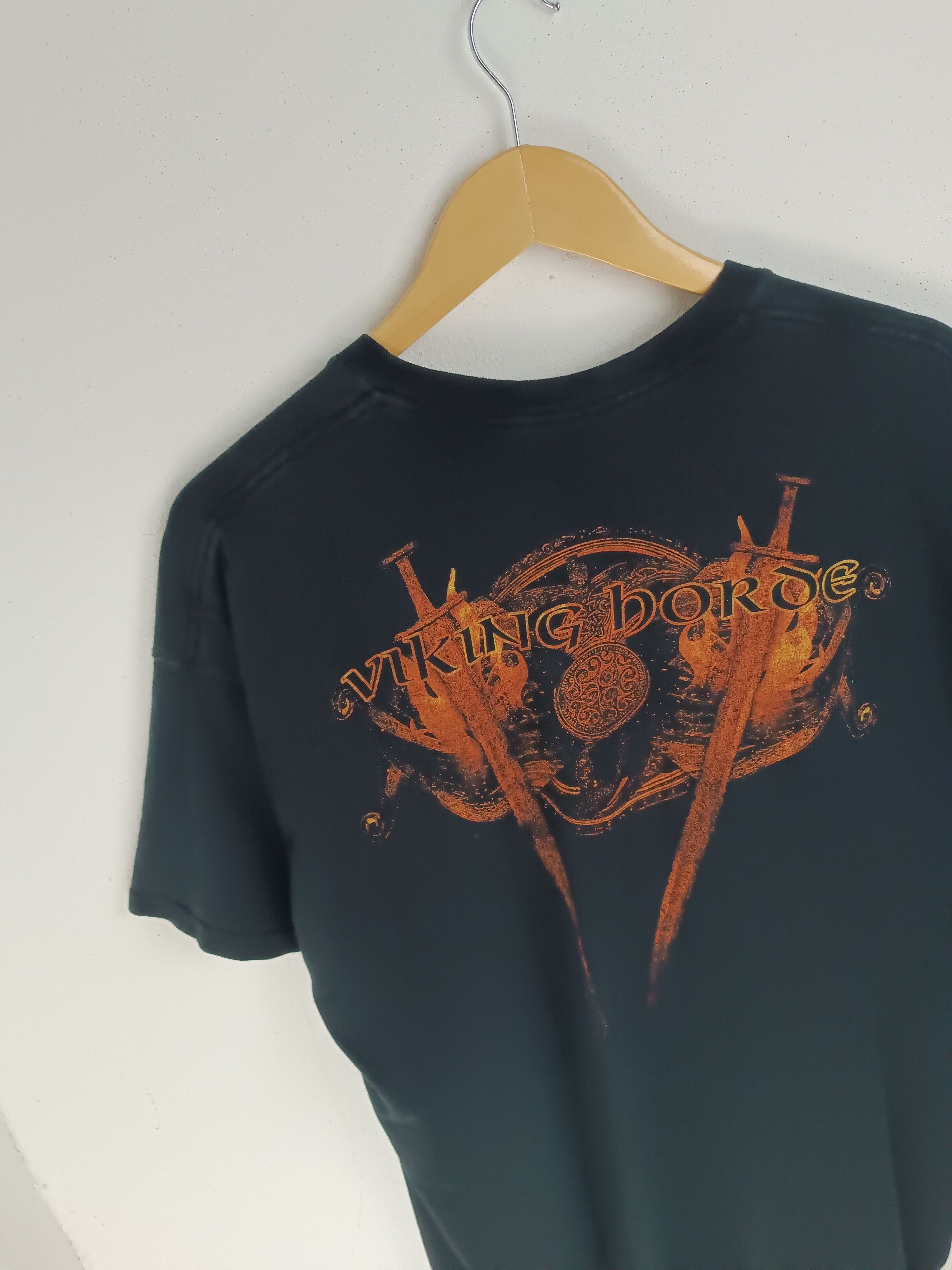 Band Tees VINTAGE AMON AMARTH 'VIKING HORDE' TEE (ghost arch opeth) Size US XL / EU 56 / 4 - 10 Thumbnail