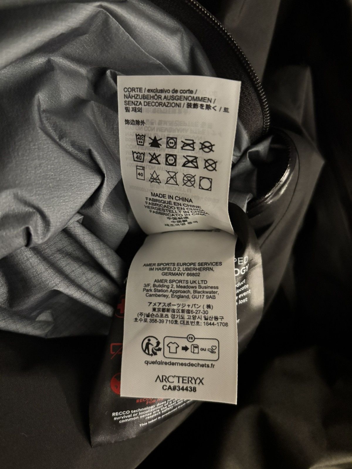Arc'teryx Men’s Gore-Tex Rush Jacket Size US L / EU 52-54 / 3 - 6 Thumbnail