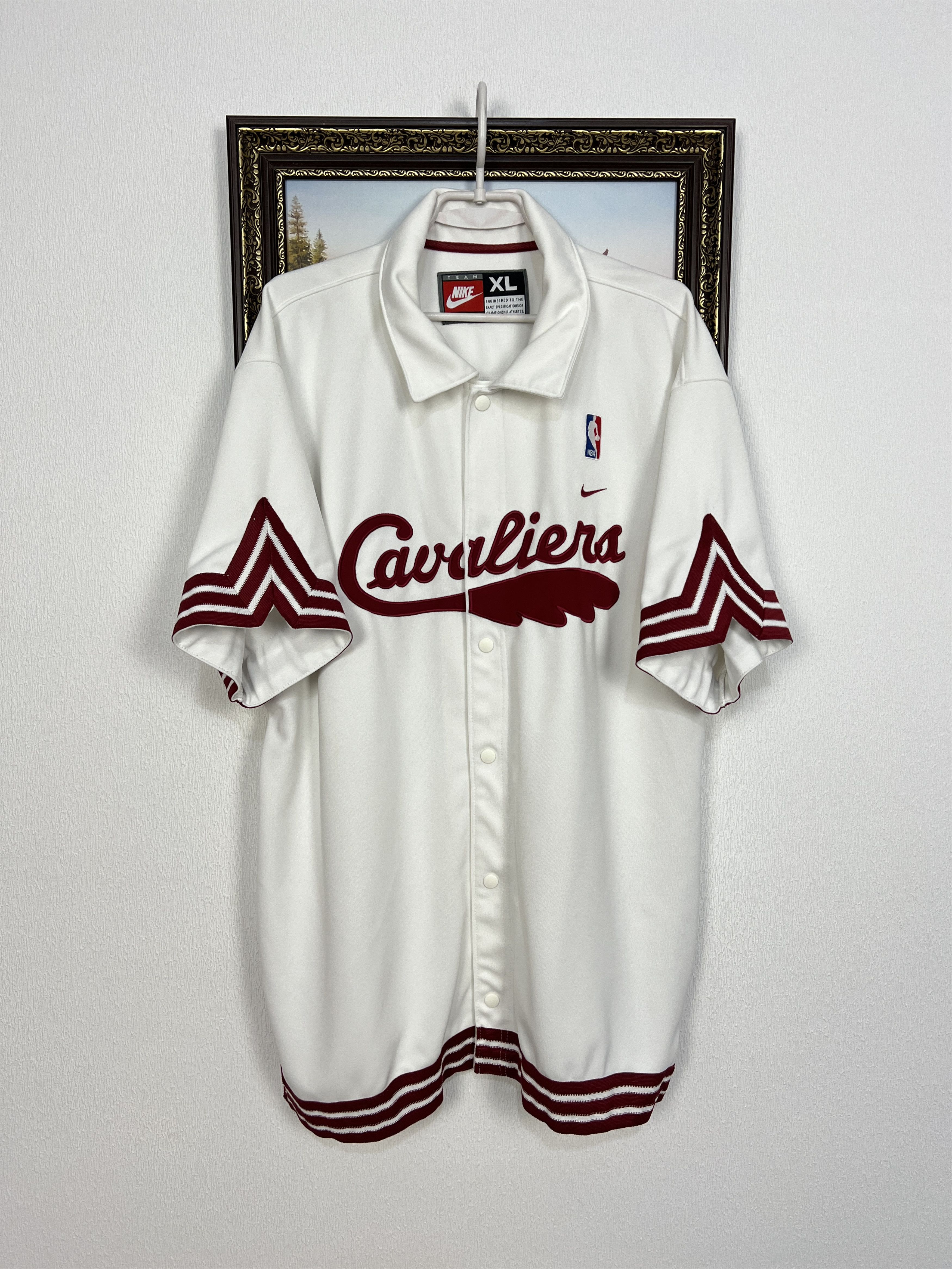 Nike Vintage Cleveland Cavaliers NBA Warm Up Shooting Jersey Size US XL / EU 56 / 4 - 1 Thumbnail