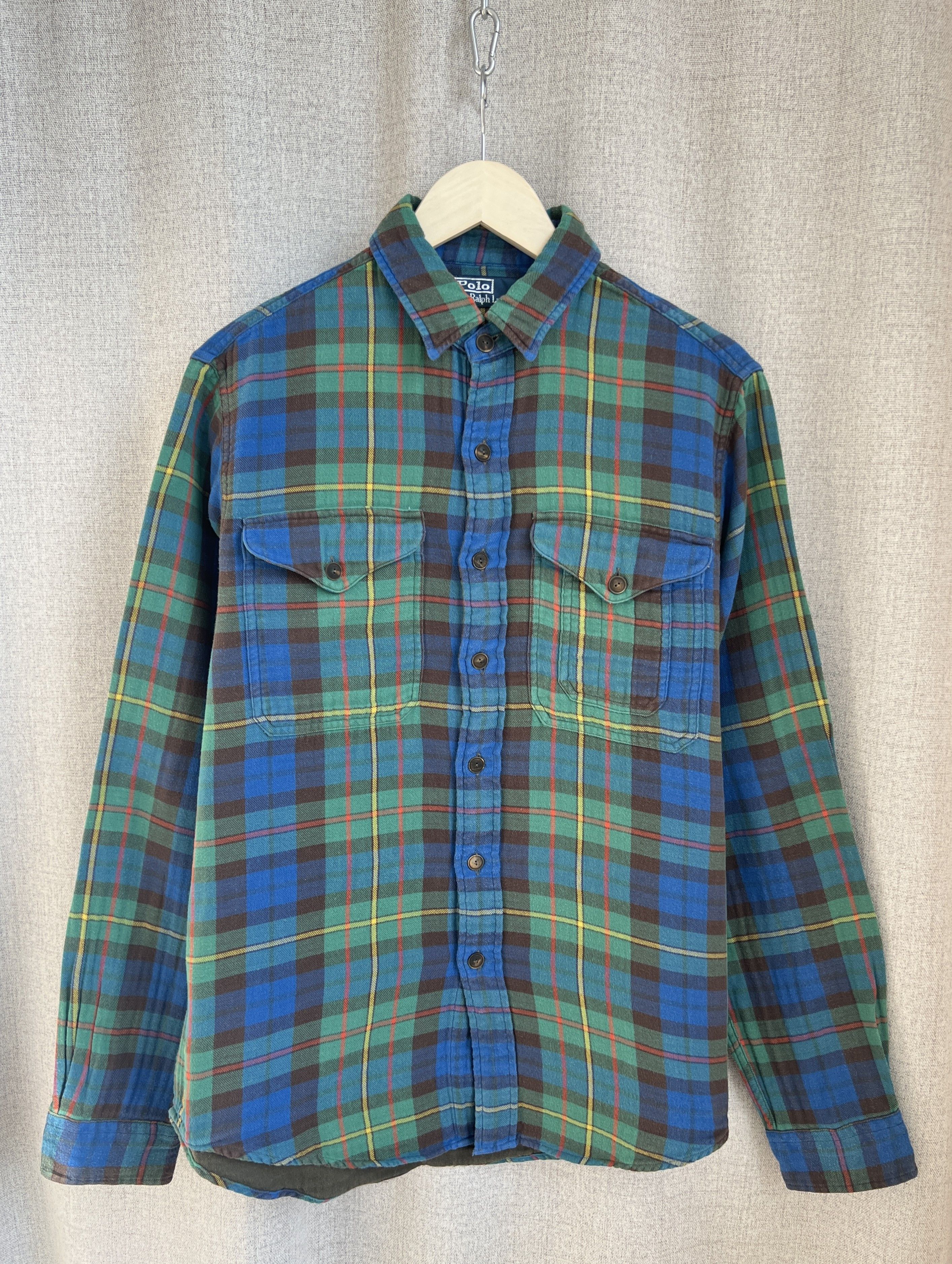 Polo Ralph Lauren Vintage Polo Ralph Lauren Flannel Plaid Button Up Shirt Size US M / EU 48-50 / 2 - 4 Thumbnail