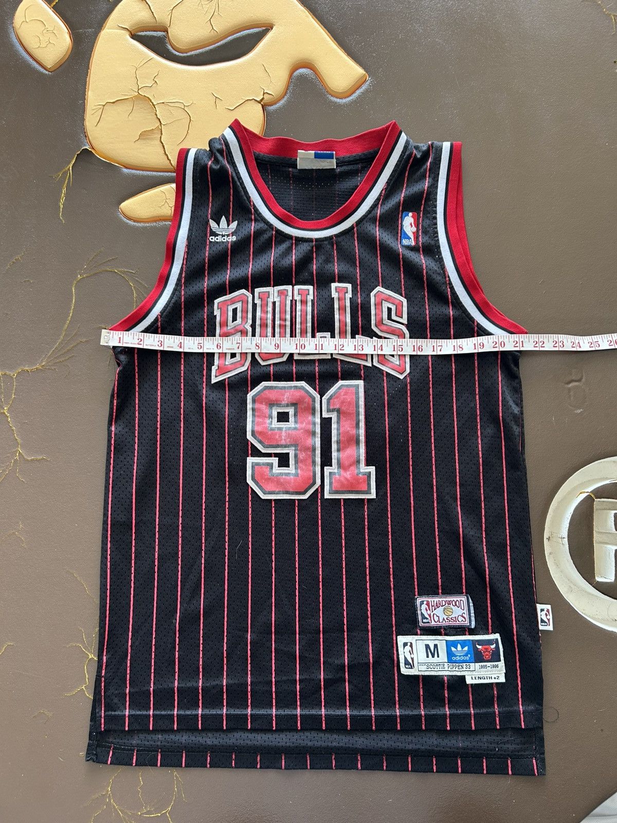 NBA Vintage Chicago Bulls Dennis Rodman NBA Basketball Jersey Size US M / EU 48-50 / 2 - 7 Thumbnail