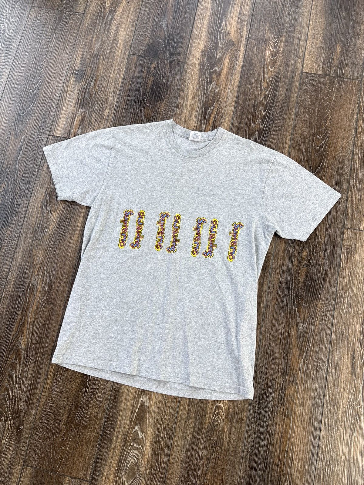 Supreme Supreme Gonz Logo Tee SS18 Grey Size US L / EU 52-54 / 3 - 1 Thumbnail
