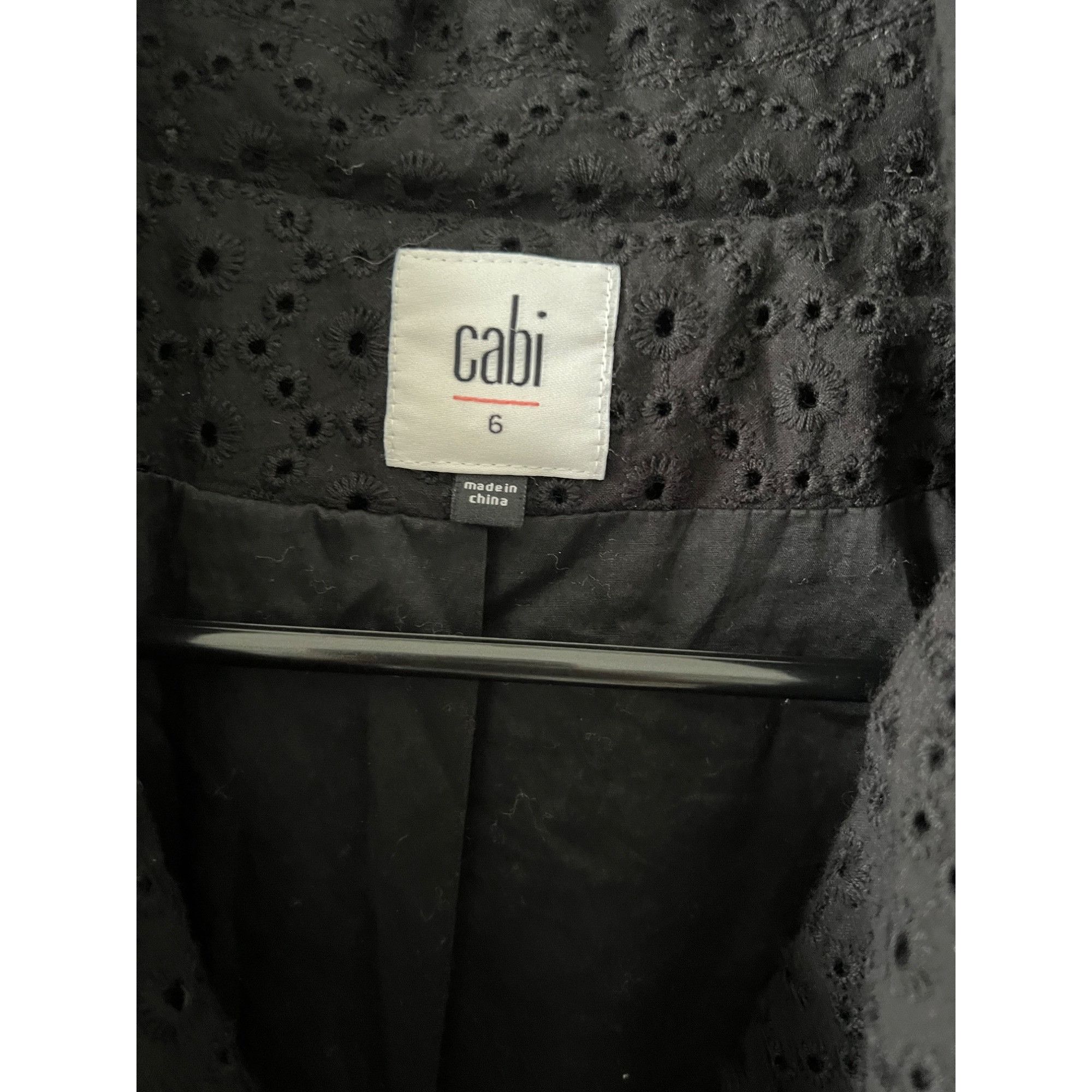 Designer Cabi Flamenco Eyelet Blazer Jacket Size 6 Size M / US 6-8 / IT 42-44 - 7 Thumbnail