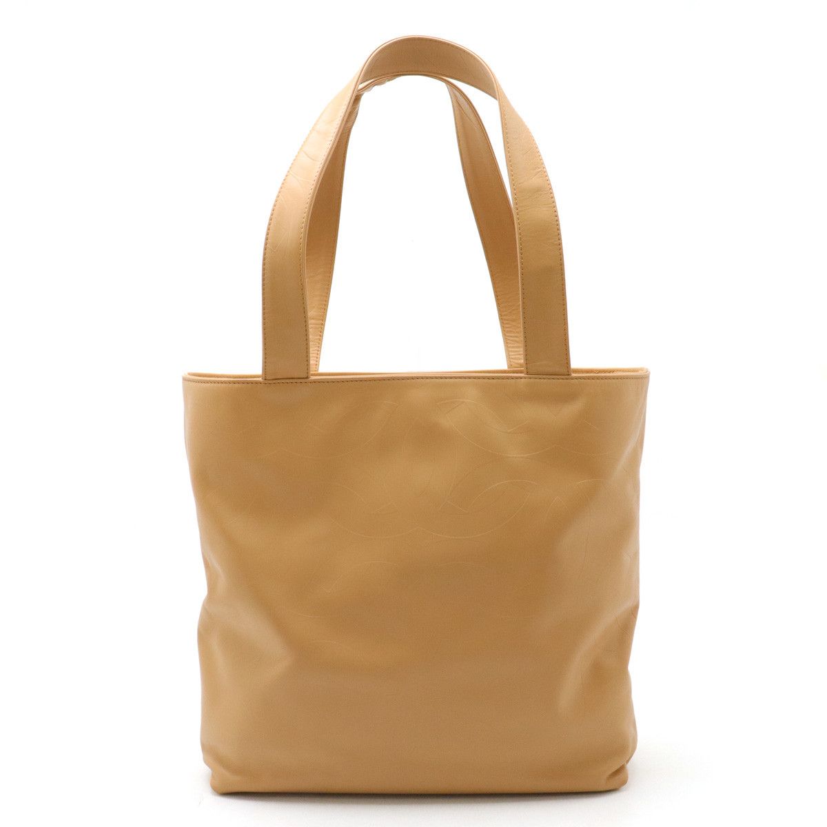 Chanel Chanel Chanel Leather Coco Mark Embossed Tote Bag Leather Tote Bag Size ONE SIZE - 1 Thumbnail
