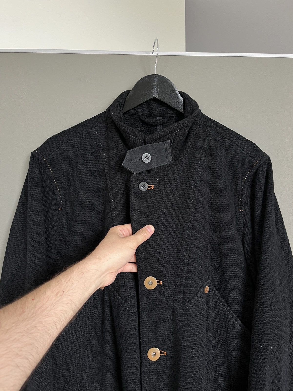 Marithe + Francois Girbaud Marithe + Francois Girbaud Military Style Wool Overcoat Size US L / EU 52-54 / 3 - 6 Thumbnail