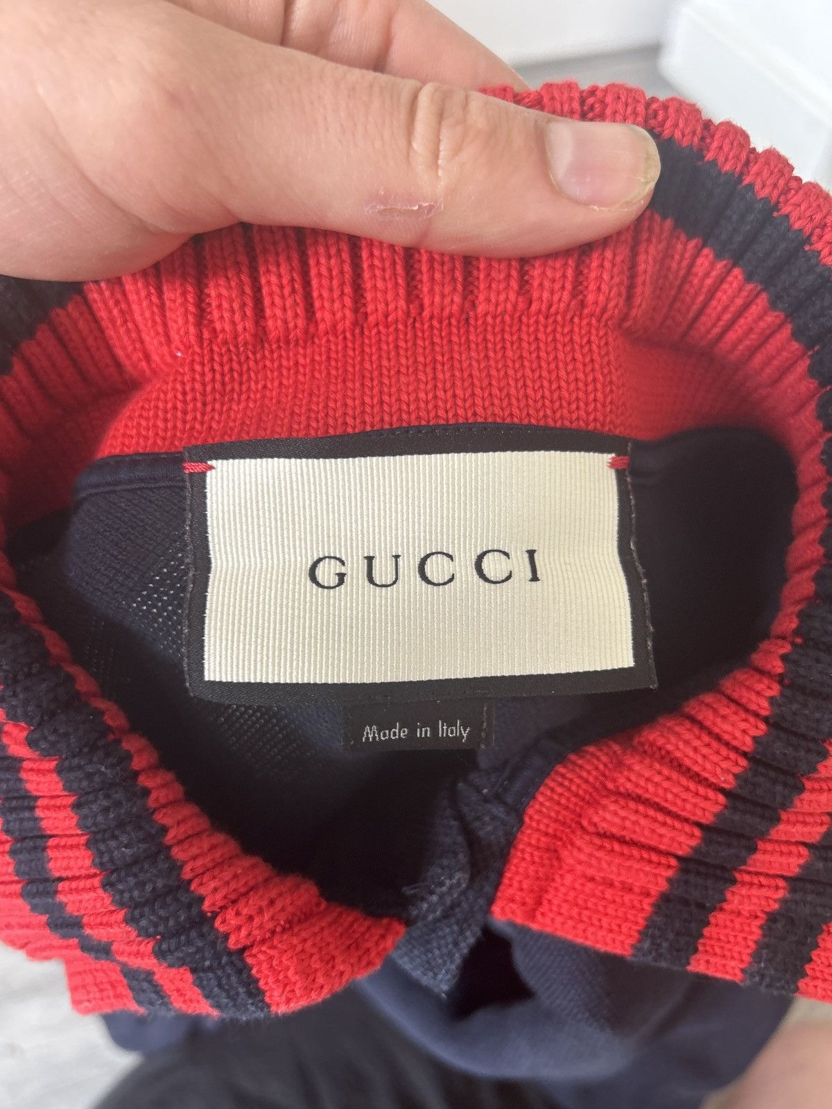 Gucci Knit Collar Polo Size US L / EU 52-54 / 3 - 9 Thumbnail