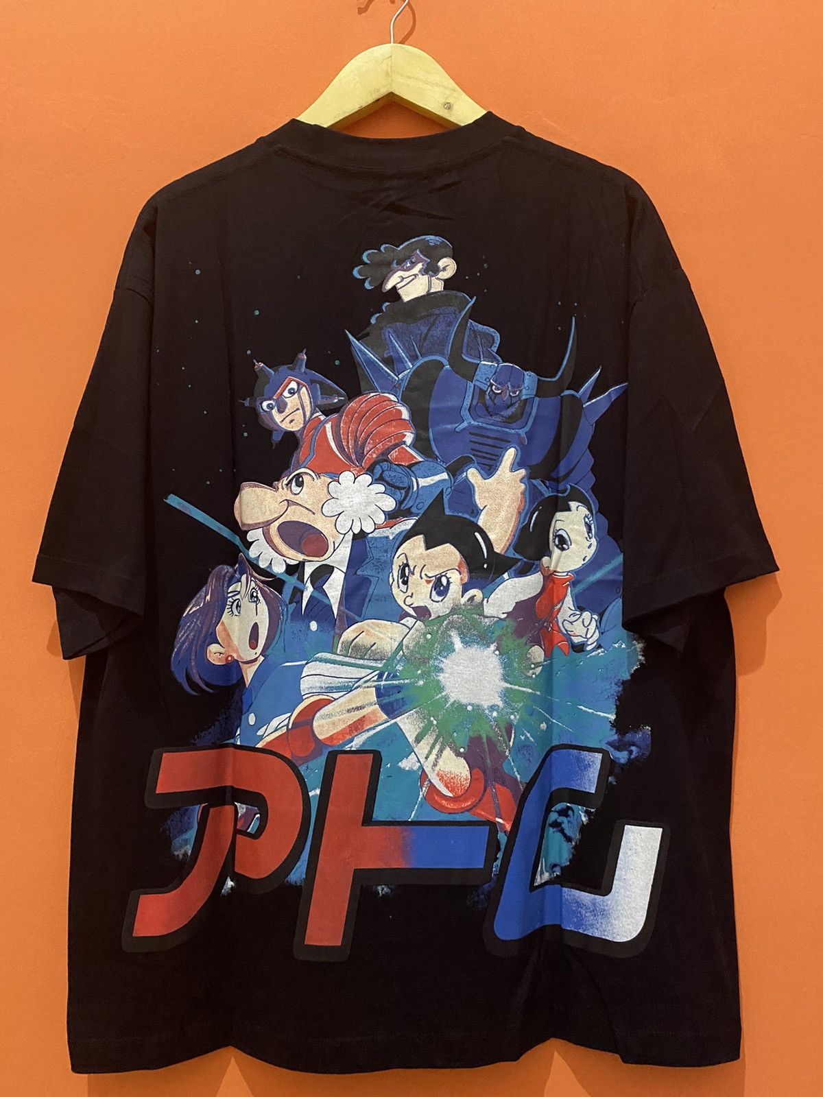 Anime × Japanese Brand 🔥RARE🔥 Astro Boy boot tee anima movie manga Size US L / EU 52-54 / 3 - 2 Thumbnail