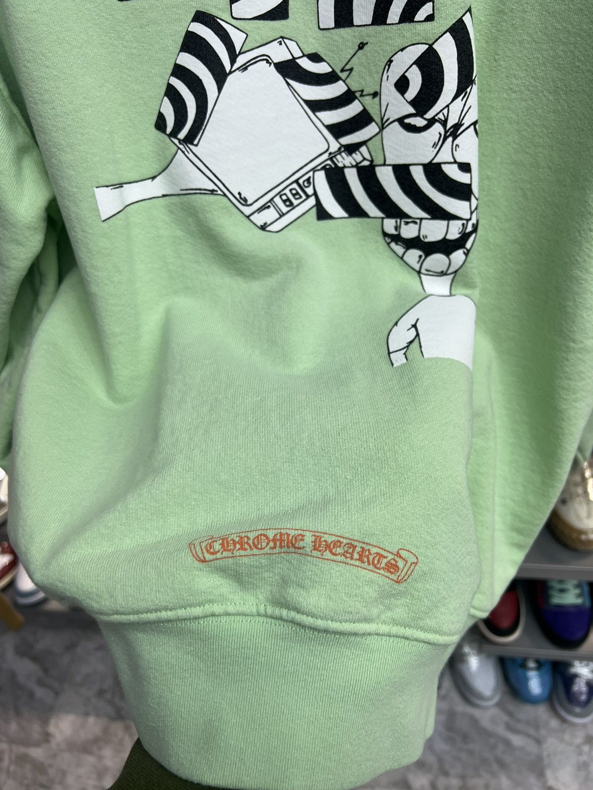 Chrome Hearts Chrome Hearts Teal Crewneck Size US XL / EU 56 / 4 - 5 Thumbnail