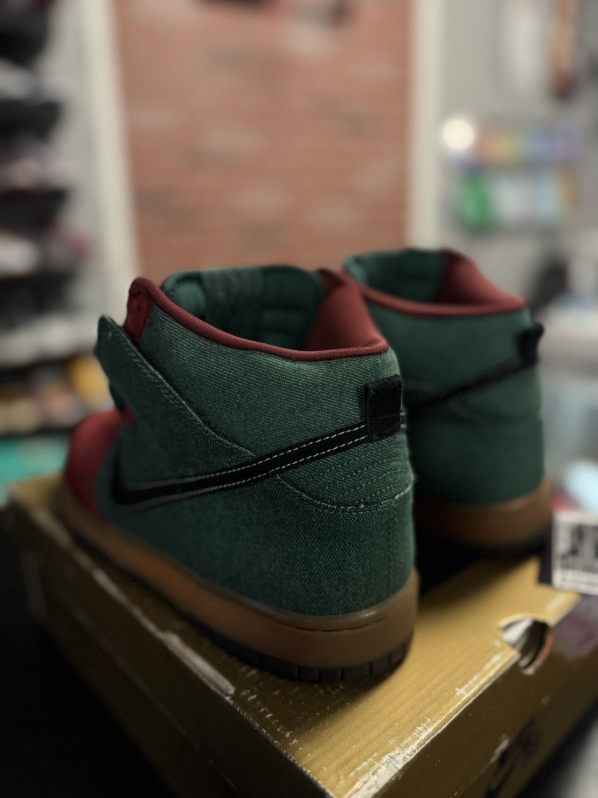 Nike Size 9.5- Nike SB Dunk High Pro Goofy Boy (305050-305) RARE Size US 9.5 / EU 42-43 - 9 Thumbnail