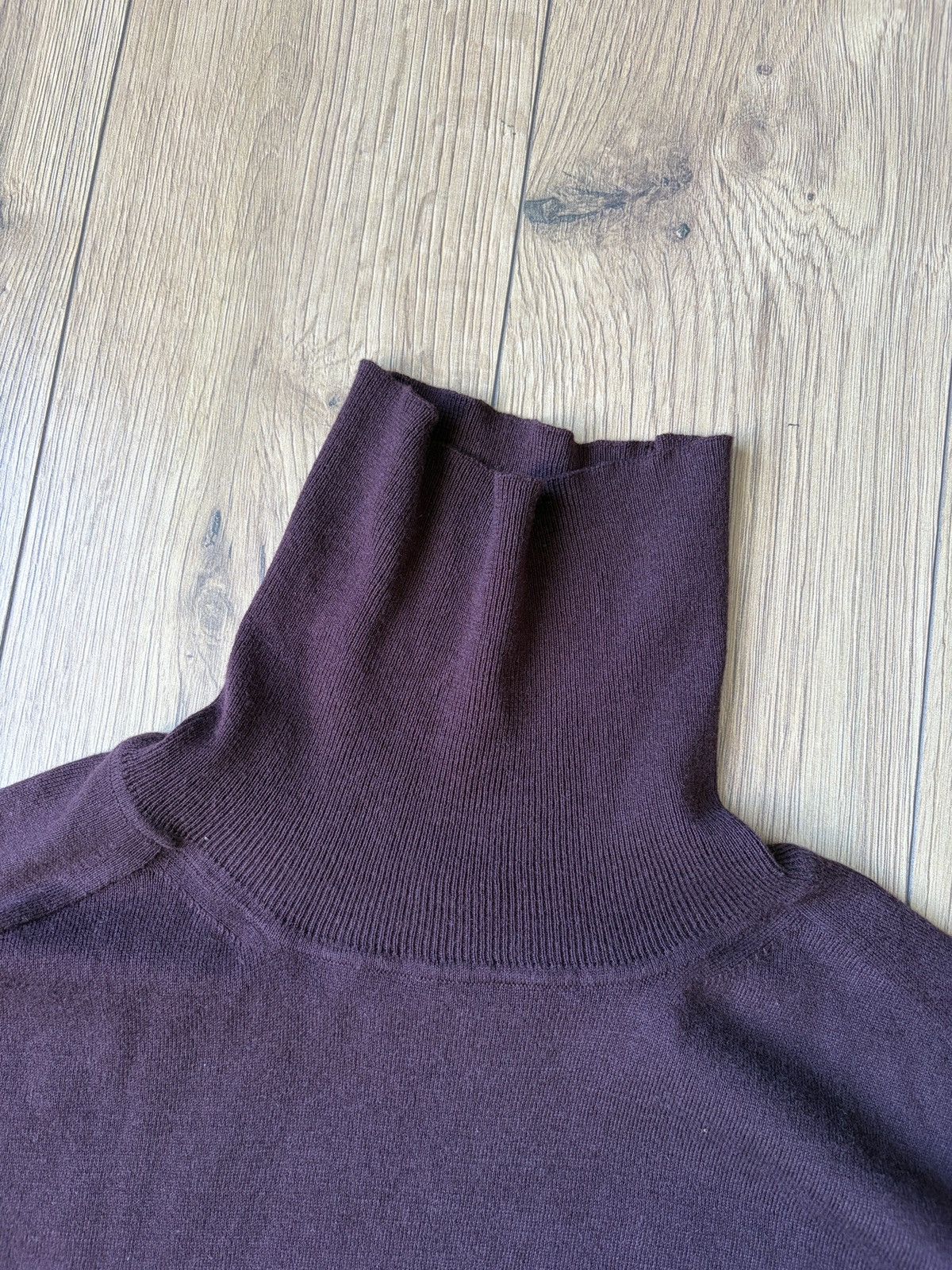 Prada Prada Burgundy Violet Turtleneck Sweater Size US XL / EU 56 / 4 - 6 Thumbnail