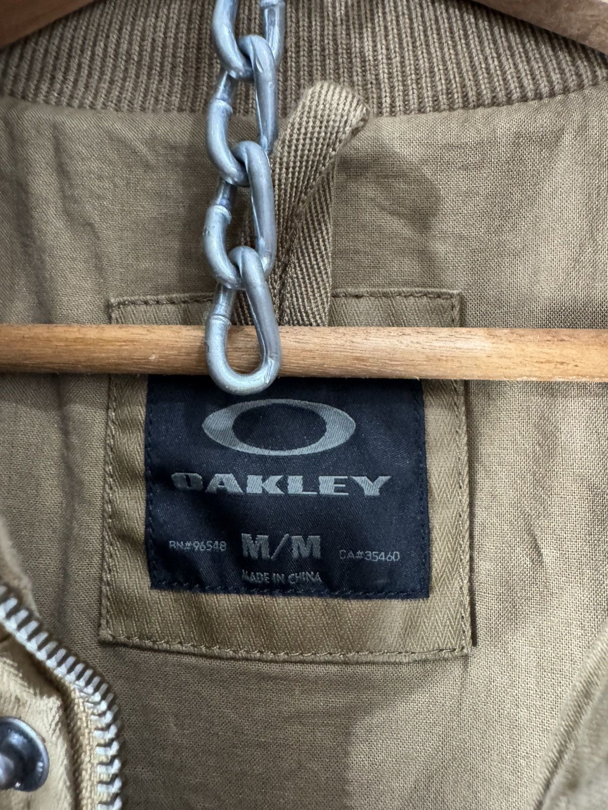 Oakley Oakley Jacket Full Zip Size L Cotton Gray Size US M / EU 48-50 / 2 - 3 Thumbnail