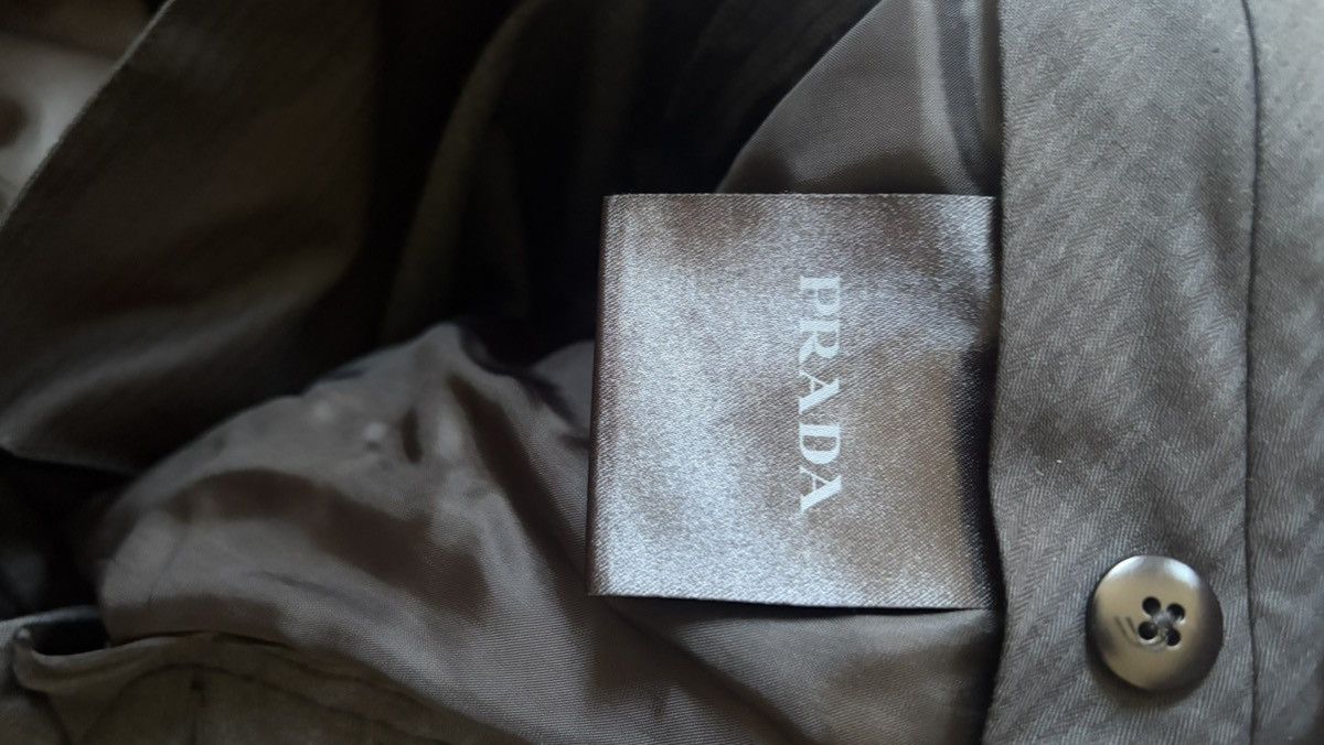 Prada Prada Single Breast 3-Button Wool Suit in Anthracite Size 34R - 12 Thumbnail