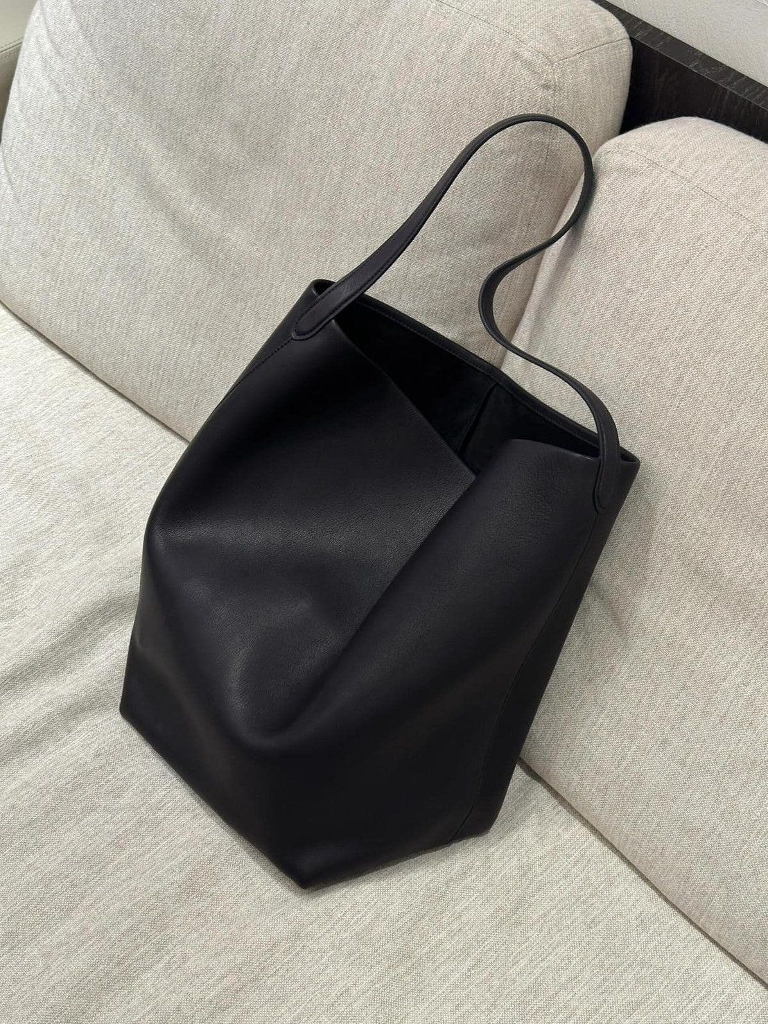 The Row Large N/S Park Tote Bag in Leather Size ONE SIZE - 3 Thumbnail