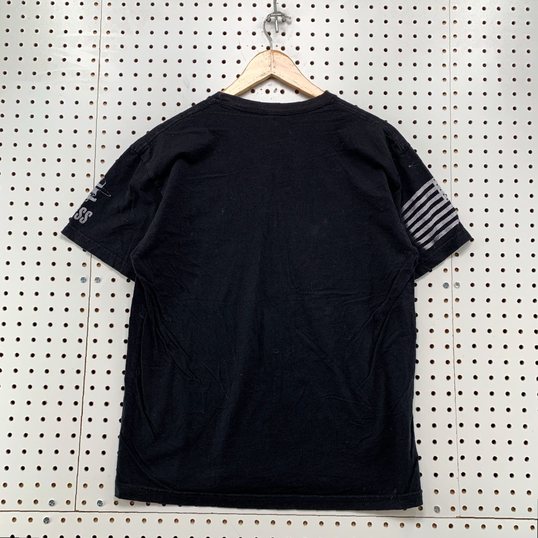 Vintage VINTAGE Grunt Style T-Shirt Mens Medium Short Sleeve Black Graphic Print 90s Memorial Day Men's Size US M / EU 48-50 / 2 - 7 Thumbnail
