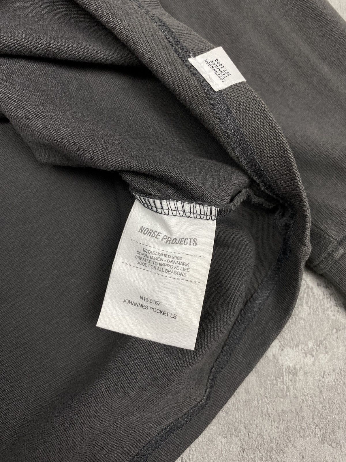 Norse Projects Johannes pocket long sleeve tee Size US L / EU 52-54 / 3 - 6 Thumbnail