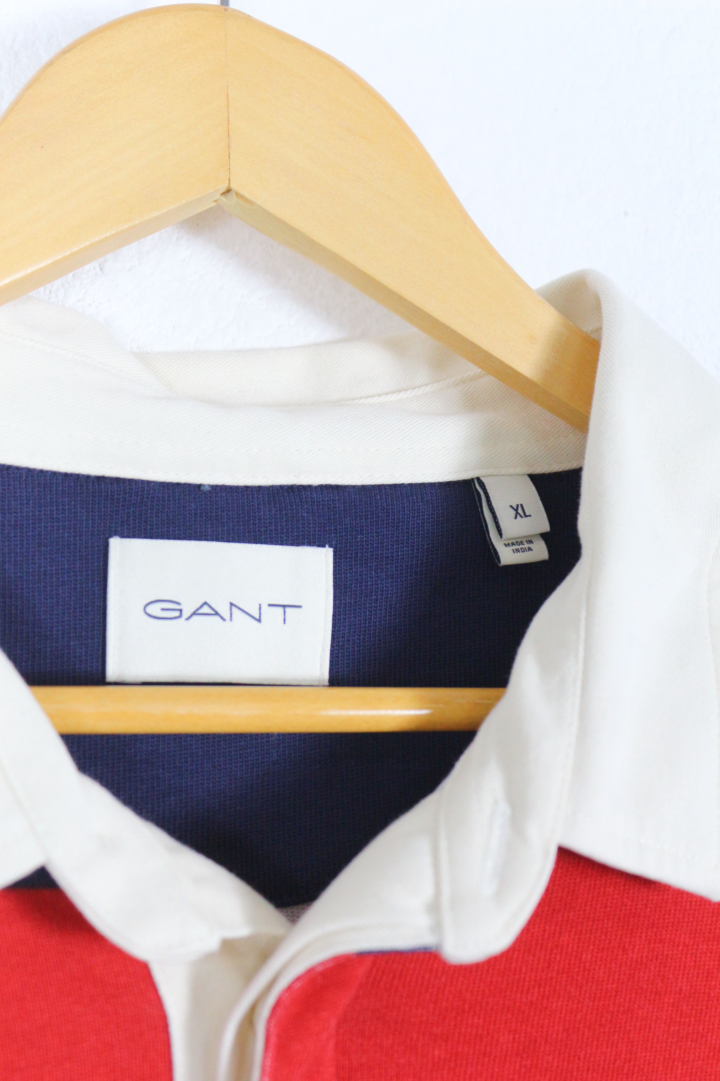 Gant Vintage Gant Logo Striped Preppy Rugby Polo Shirt Size US XL / EU 56 / 4 - 4 Thumbnail