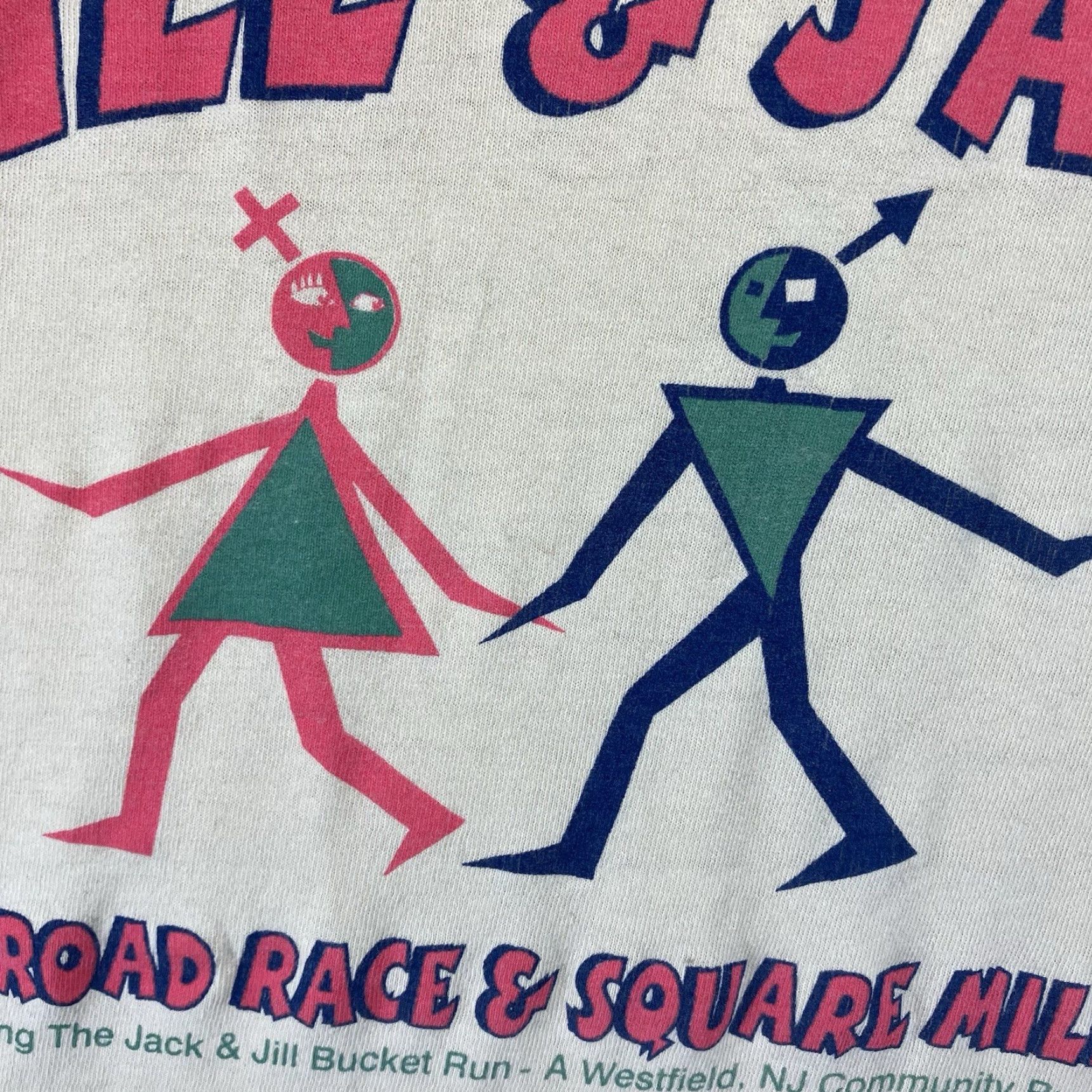 Gildan VINTAGE Gildan T-Shirt Yellow 90s Cartoon Jill & Jack 2003 All Cotton Short Sleeve Crew Neck Regular Mens Large Graphic Tee Size US L / EU 52-54 / 3 - 7 Thumbnail