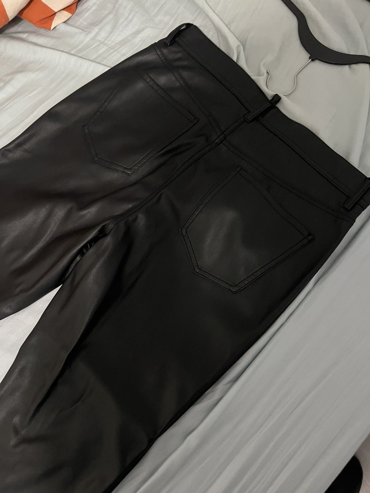 Japanese Brand × Vintage Vintage Leather Skinny Pants Size US 31 - 3 Thumbnail