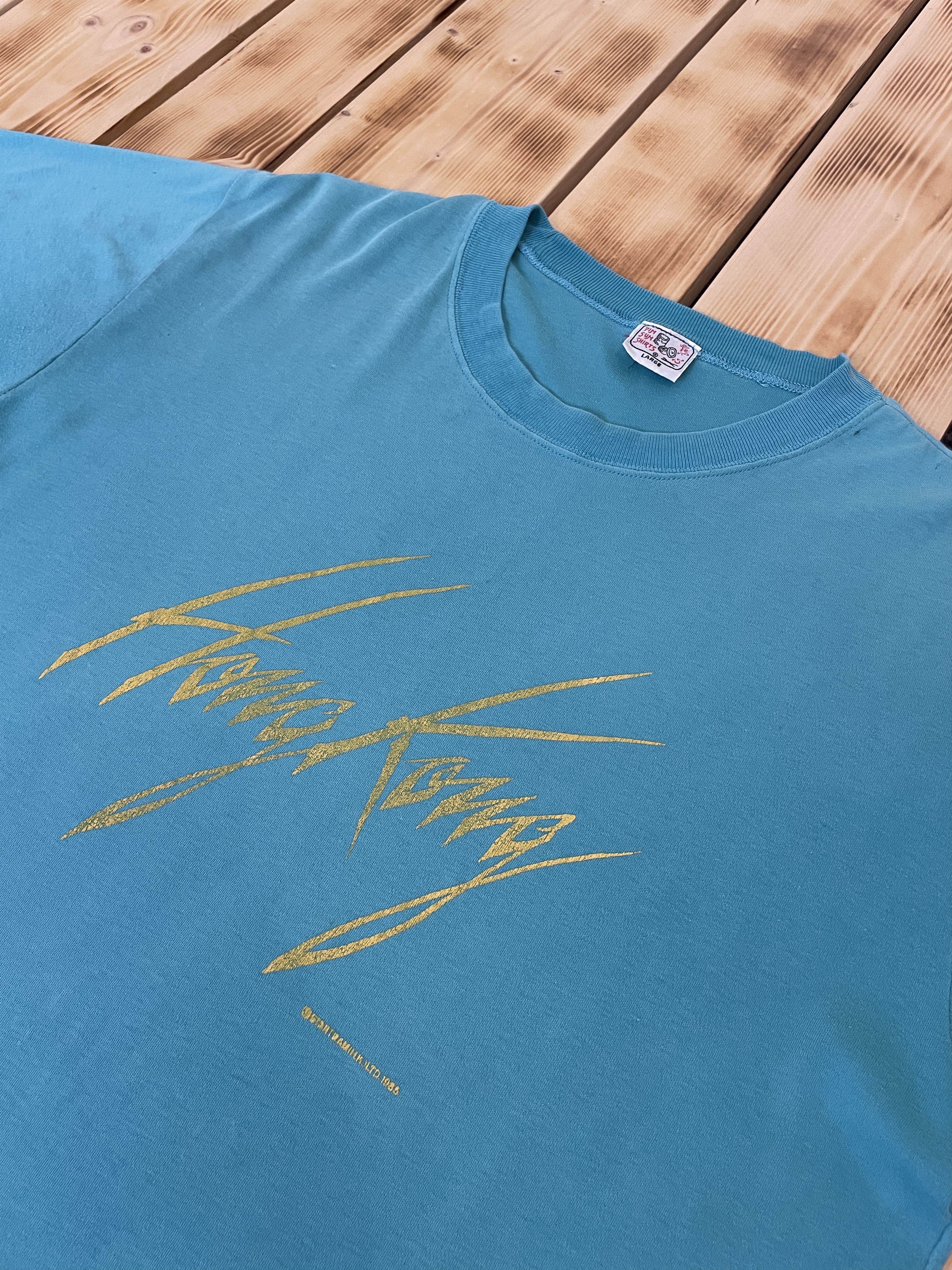 Vintage RARE Vintage 80’s T-Shirt Dim Sum Hong Kong Hieroglyphs Size US L / EU 52-54 / 3 - 1 Thumbnail