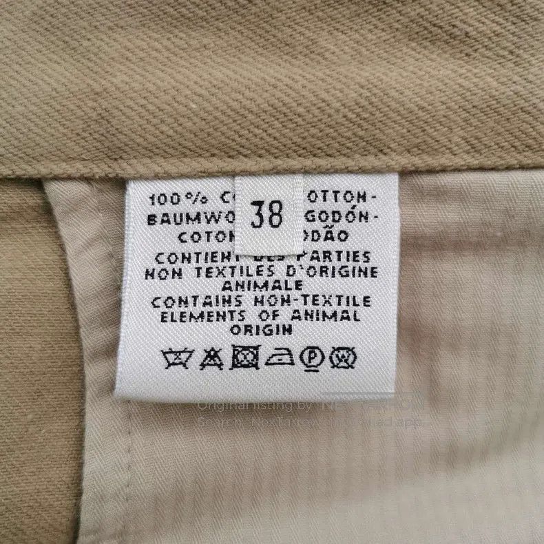 Hermes Hermes Khaki women's trousers Size 25" / US 0 / IT 36 - 5 Thumbnail
