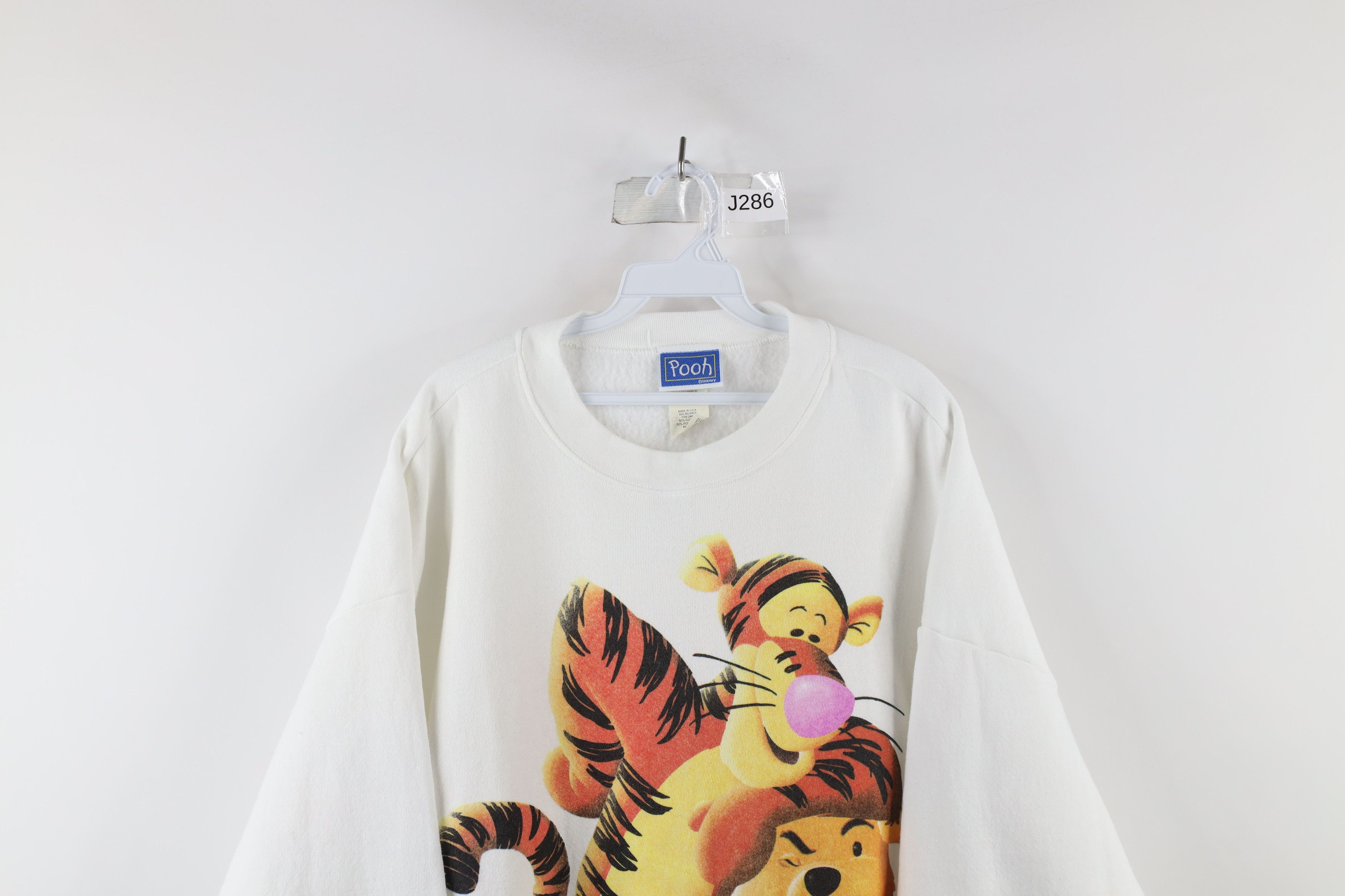 Disney × Vintage Vintage 90s Disney Winnie Pooh Tigger Crewneck Sweatshirt Size 4XL / US 24-26 - 2 Thumbnail