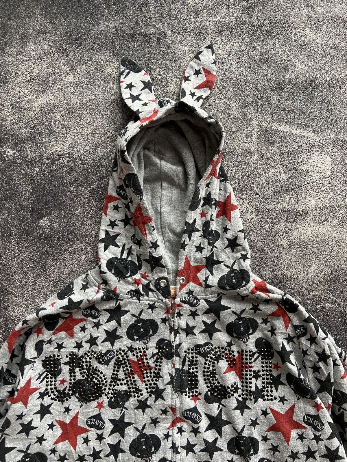 Japanese Brand Usavich Bunny Hoodie Hysteric Glamour Style Size US M / EU 48-50 / 2 - 2 Thumbnail