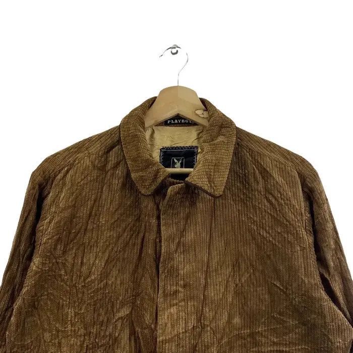 Playboy Vtg PLAYBOY COLLECTION BUNNY Corduroy Denim Jacket Size US XL / EU 56 / 4 - 2 Thumbnail