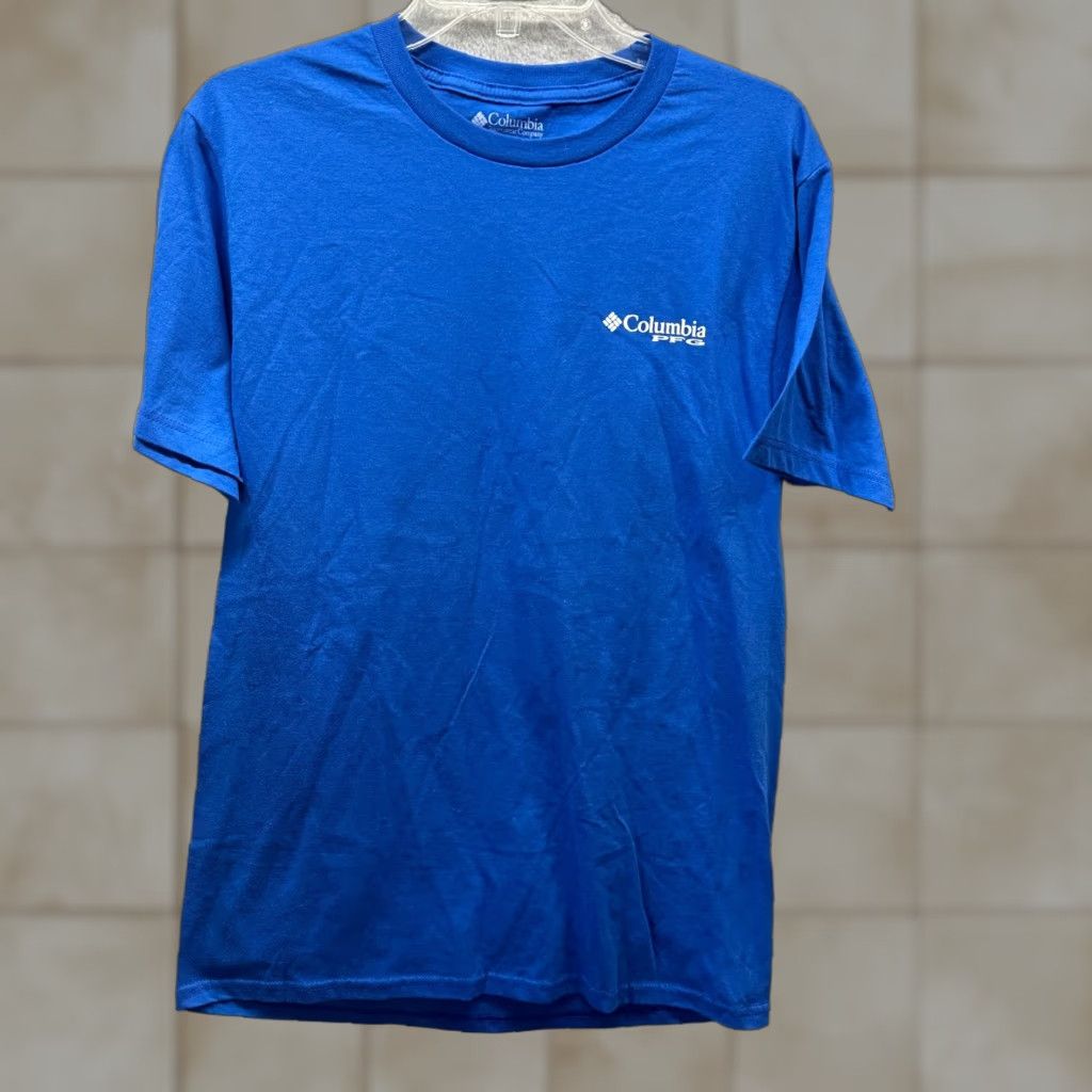 Vintage Columbia Shirt Adult Medium Blue PFG Outdoors Hiking Fishing Tee Casual Mens Shirt Size US M / EU 48-50 / 2 - 1 Thumbnail