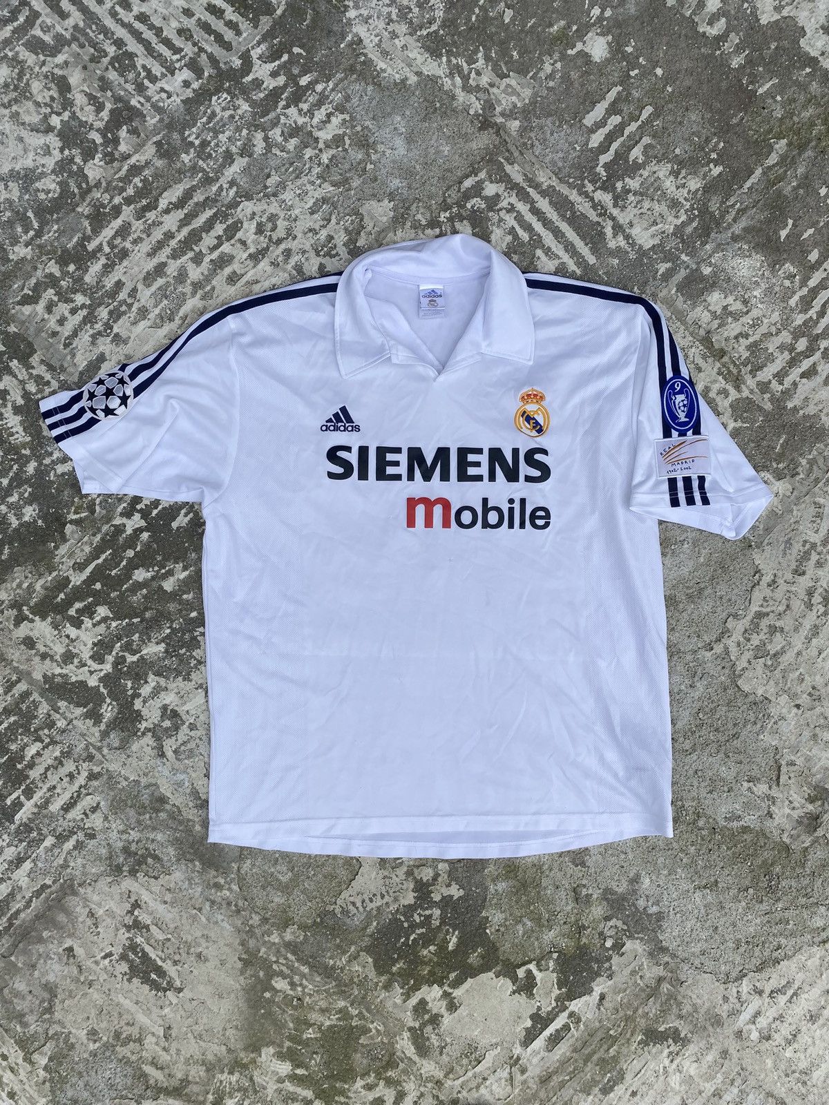 Adidas VINTAGE ADIDAS REAL MADRID CHANPIONS LEAGUE 2002/2003 Size US XL / EU 56 / 4 - 1 Thumbnail