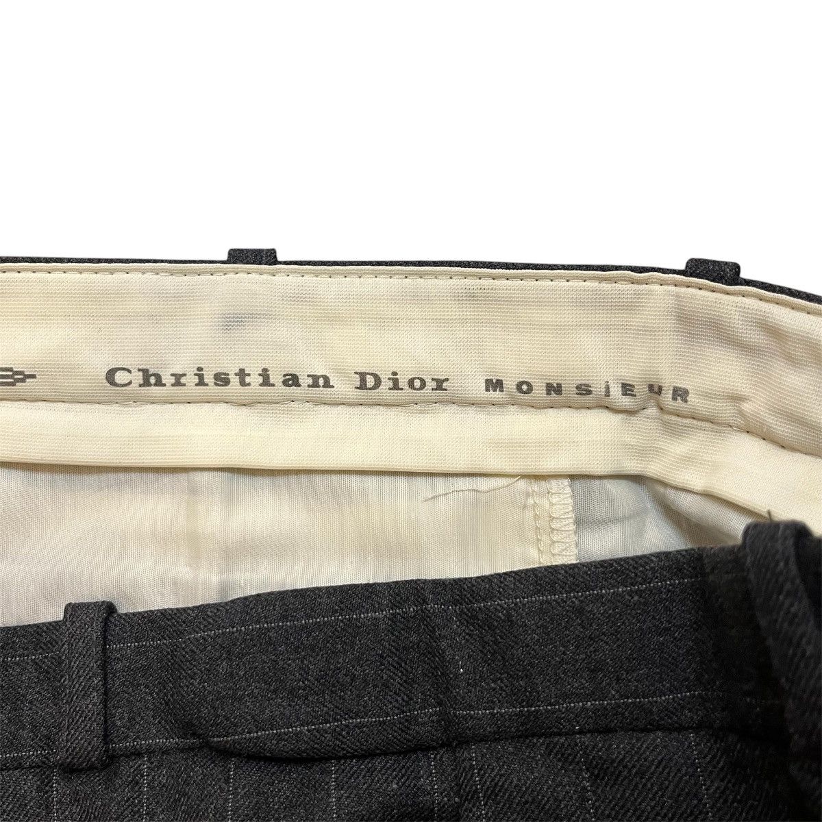 Christian Dior Monsieur Vintage Grey Christian Dior Monsieur Pinstripe suit, 70s/80s Size 40R - 6 Thumbnail