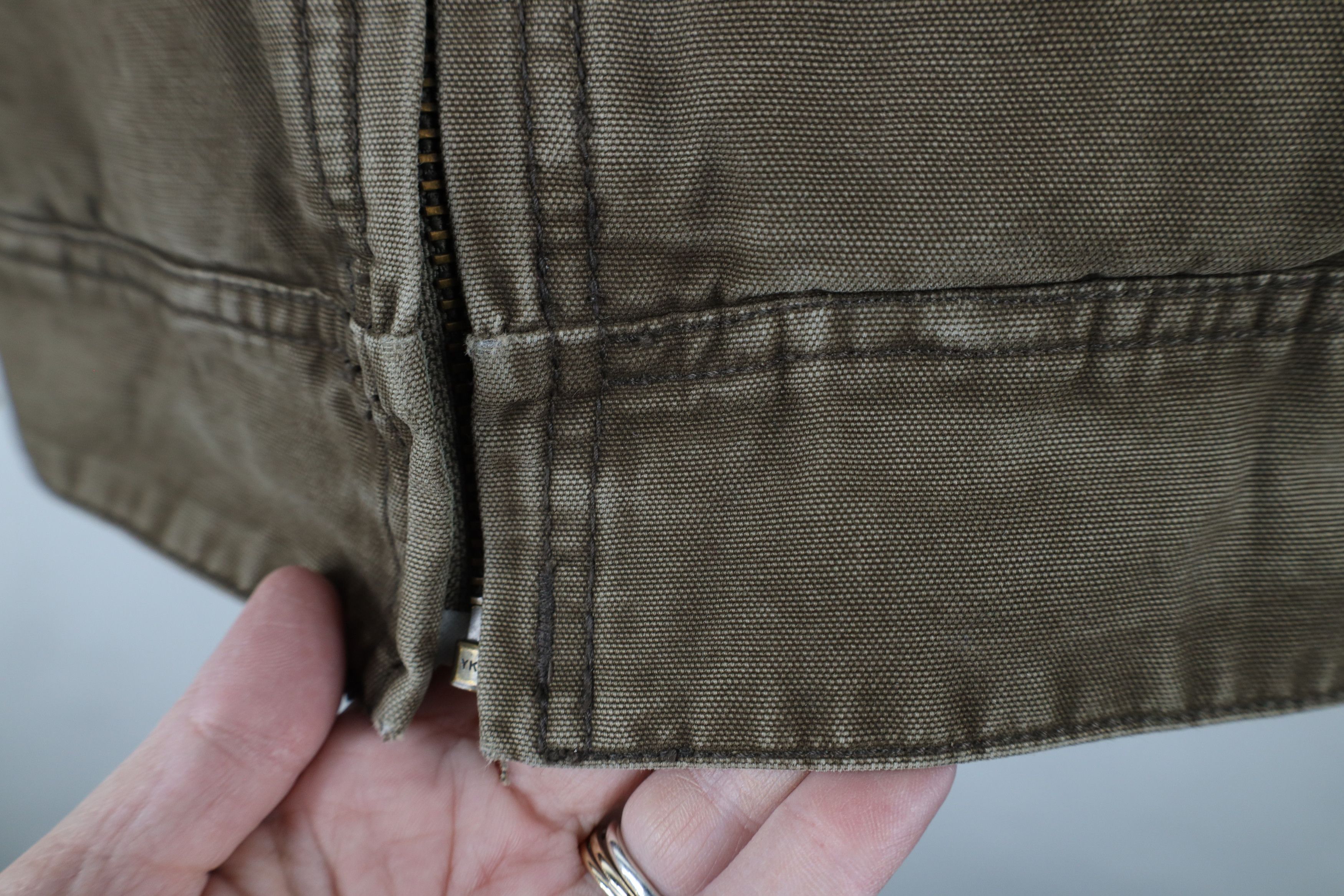 American Eagle Outfitters × Vintage Vintage Y2K American Eagle Outfitters Canvas Trucker Jacket Size US L / EU 52-54 / 3 - 9 Thumbnail