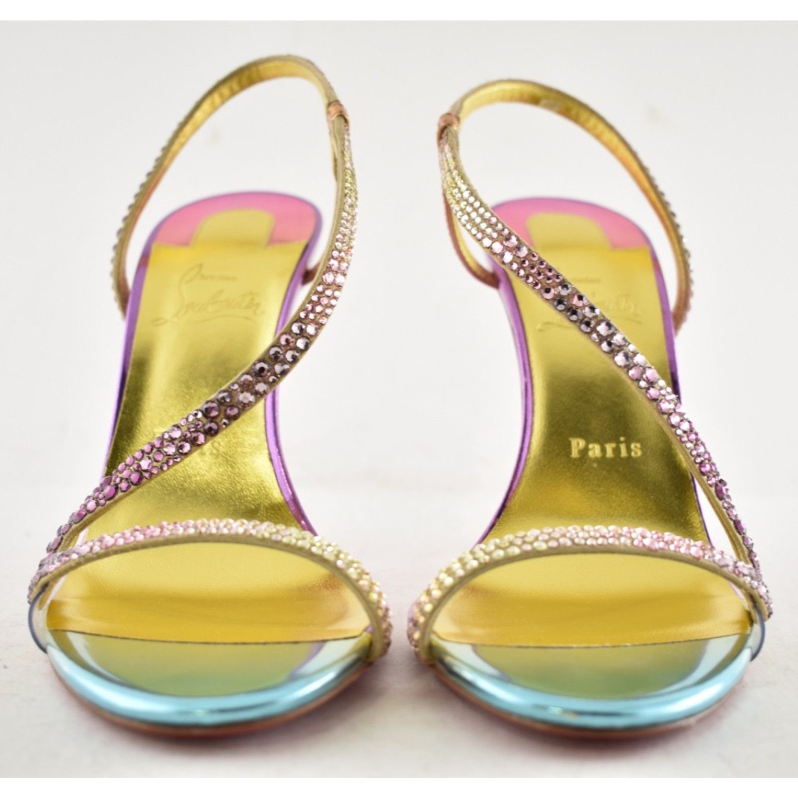 Christian Louboutin Christian Louboutin Rosalie Strass Boreal Sandal 38 Size US 8 / IT 38 - 12 Thumbnail