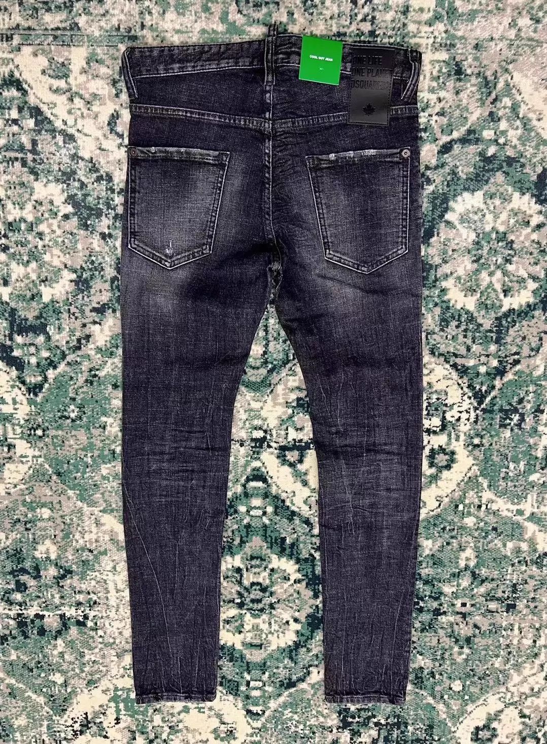 Dsquared2 Dsquared2 Smurfs COOL GUY Skinny Black-Gray Washed Size US 28 / EU 44 - 2 Thumbnail