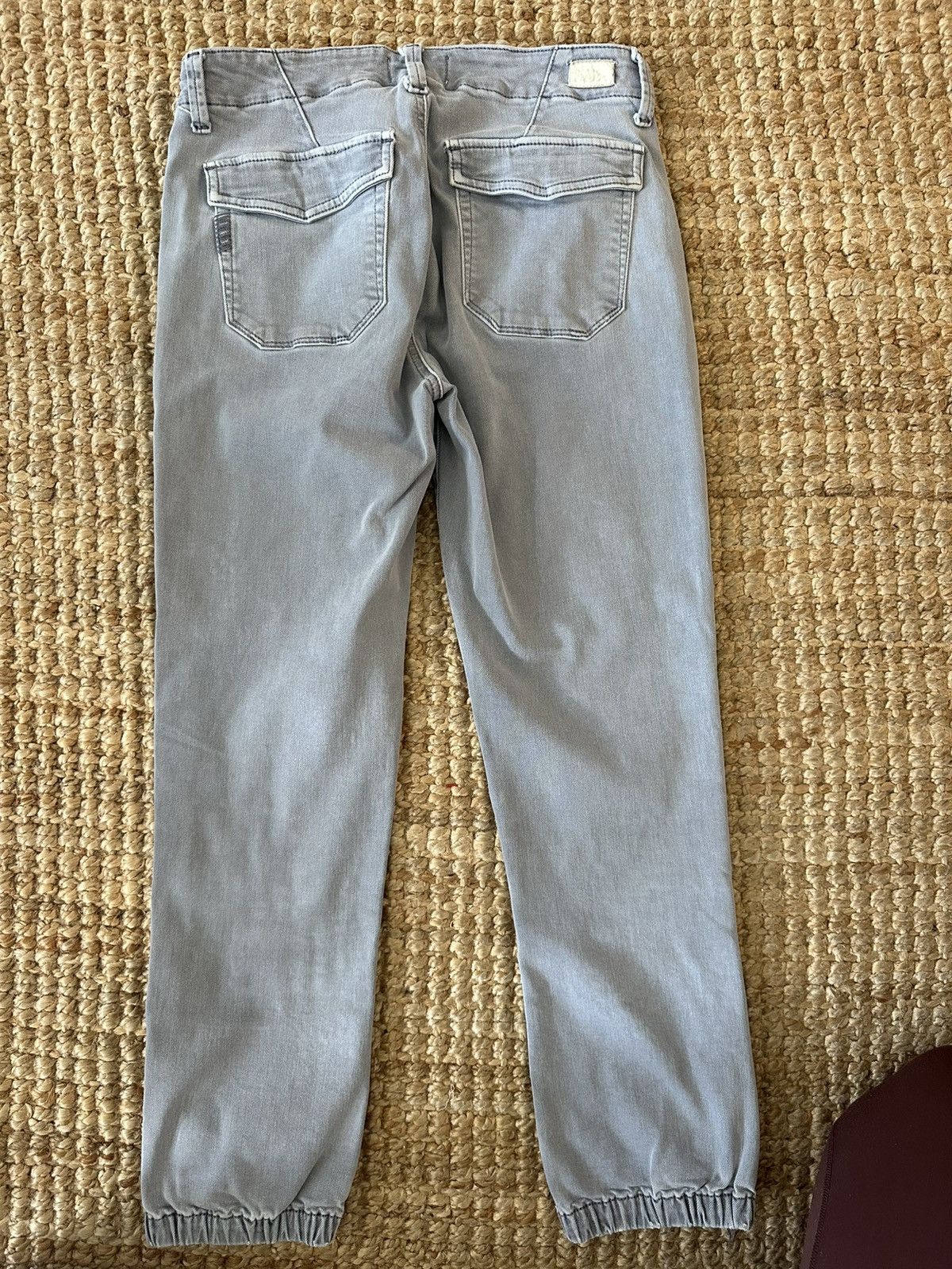 Paige Paige Mayslie Women's GRAY Ankle Cropped Jogger Jeans Size 27" / US 4 / IT 40 - 2 Thumbnail