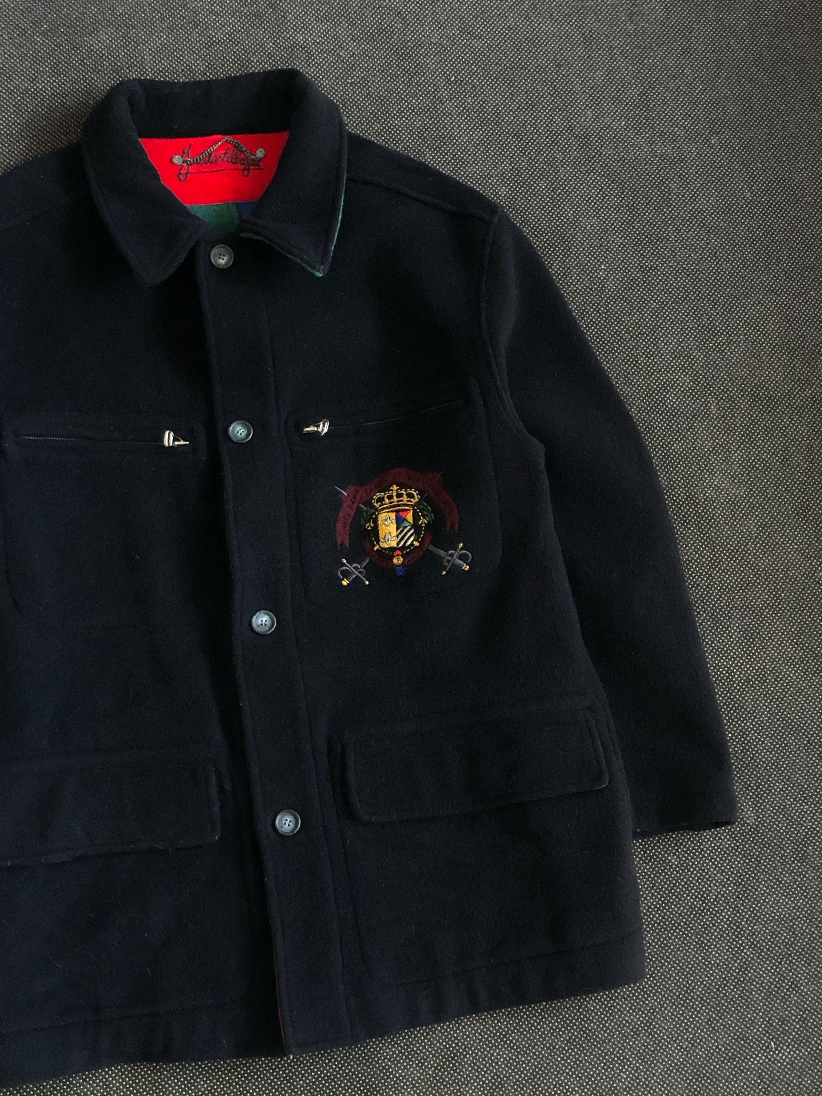 Jean Charles De Castelbajac RARE🔥90’S ITALY MADE JCD CASTELBAJAC CHORE WOOL COAT Size US XL / EU 56 / 4 - 6 Thumbnail