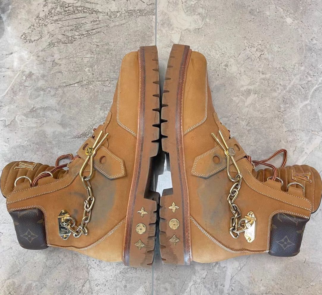 Louis Vuitton Louis Vuitton Creeper Leather Martin Boots Size US 8.5 / IT 38.5 - 3 Thumbnail