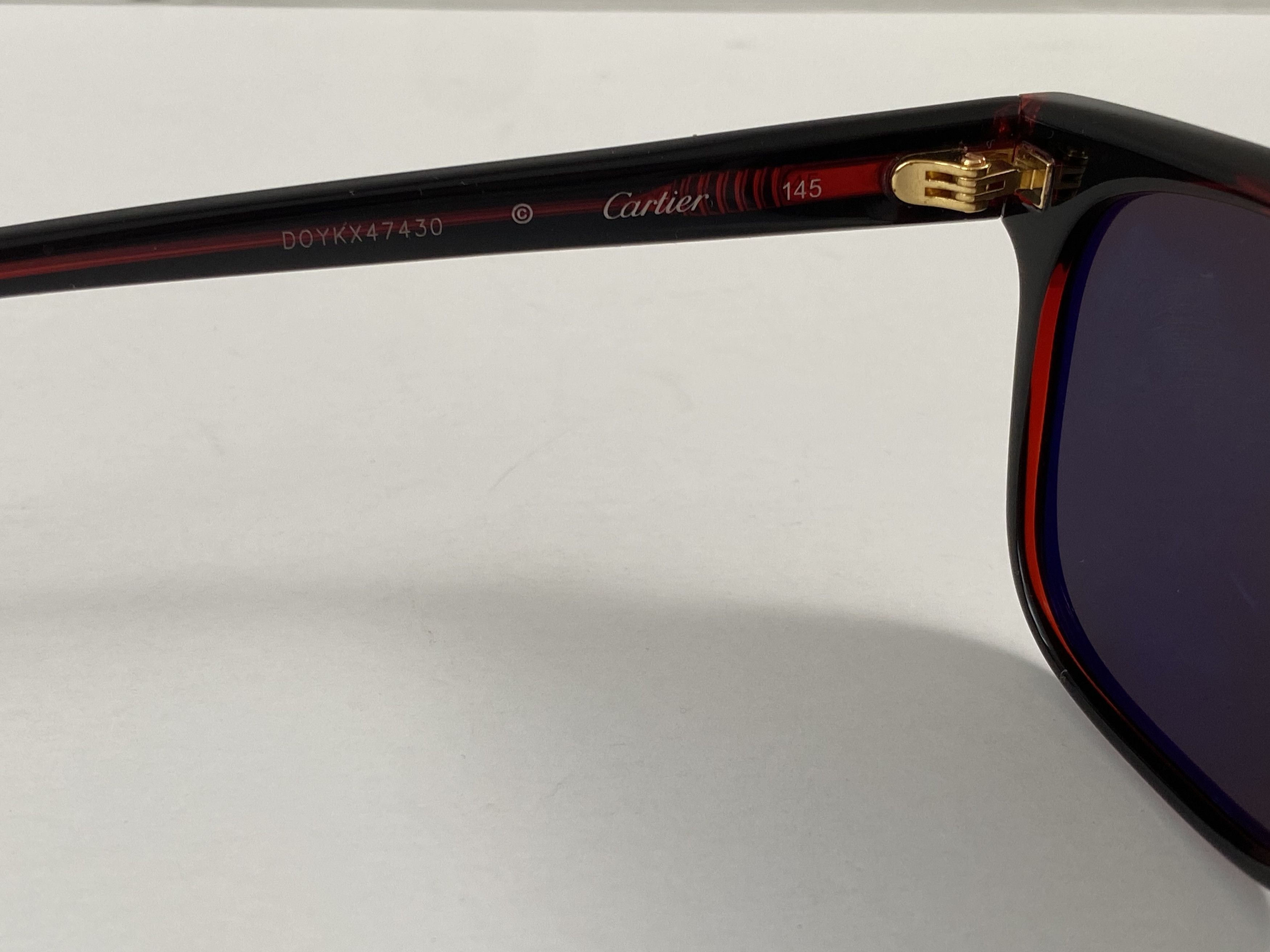 Cartier Cartier Square Frame Sunglasses Size ONE SIZE - 3 Thumbnail
